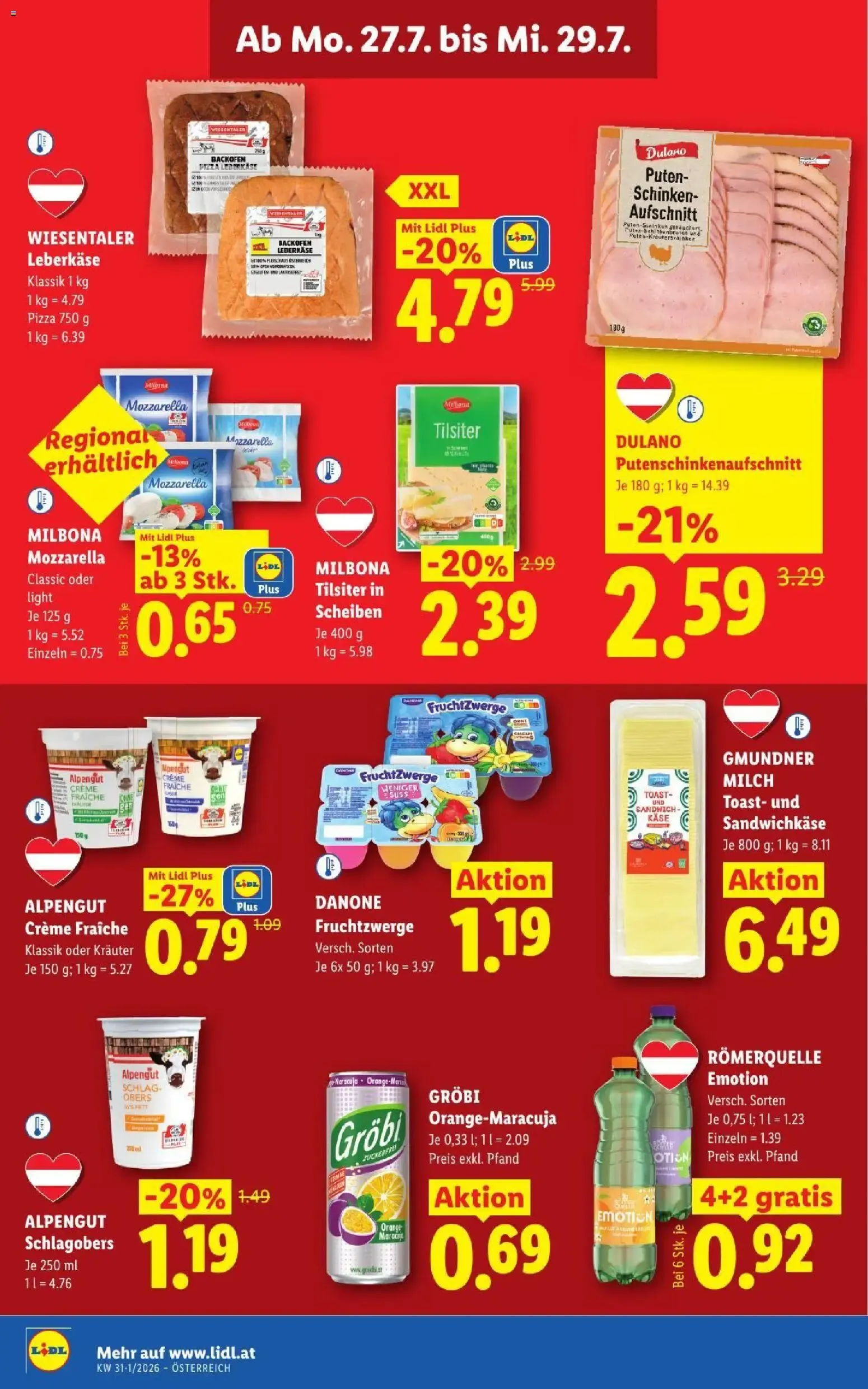 Lidl - Flugblatt ab 23.07.2026 - Angebote ab donnerstag von 23. Juli bis 25. Juli 2026 - Flugblätt seite 45