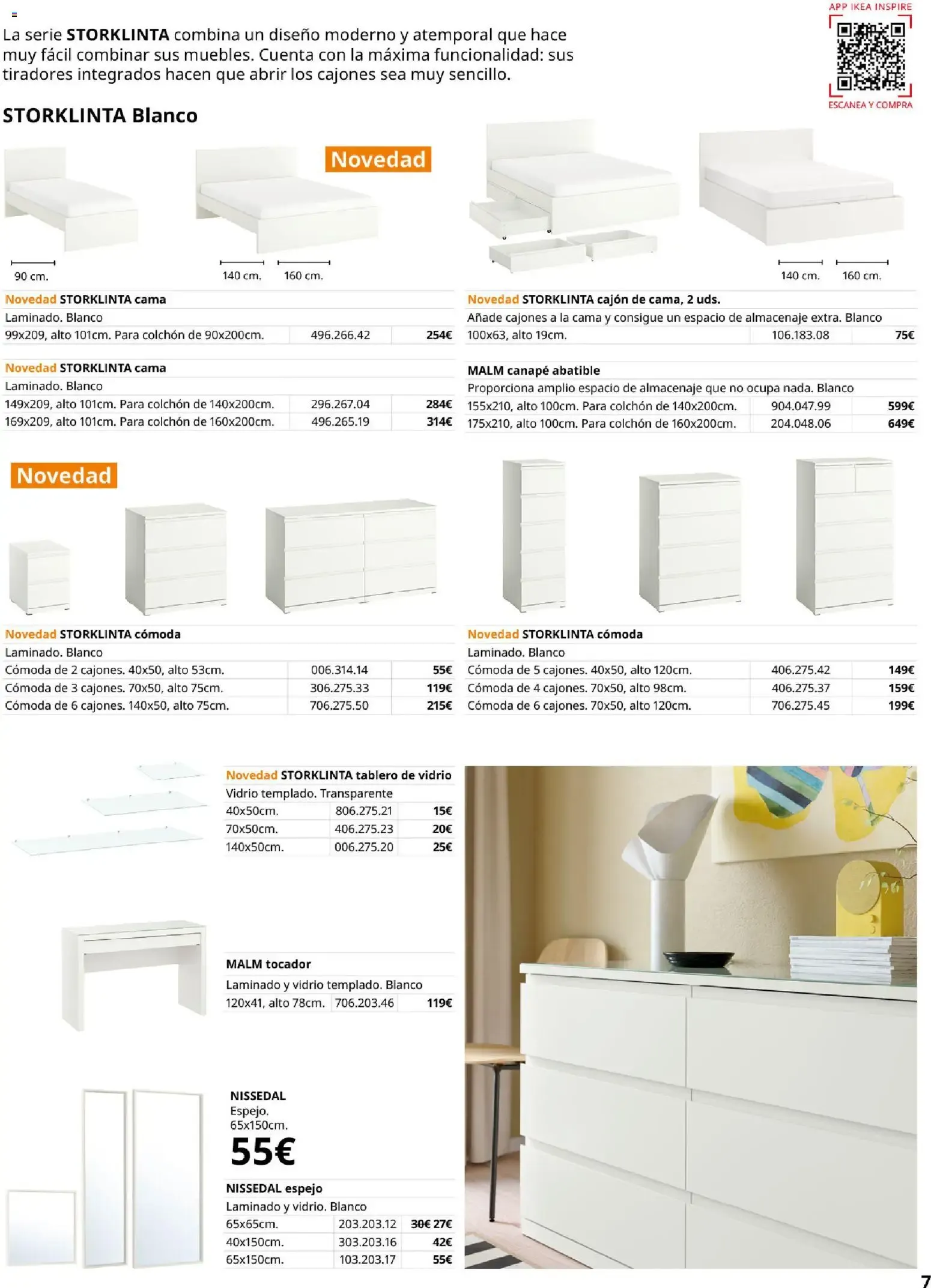 Catálogo de IKEA - Guía de Compra Muebles para el Dormitorio 1 de septiembre al 31 de enero 2027 - Página 7