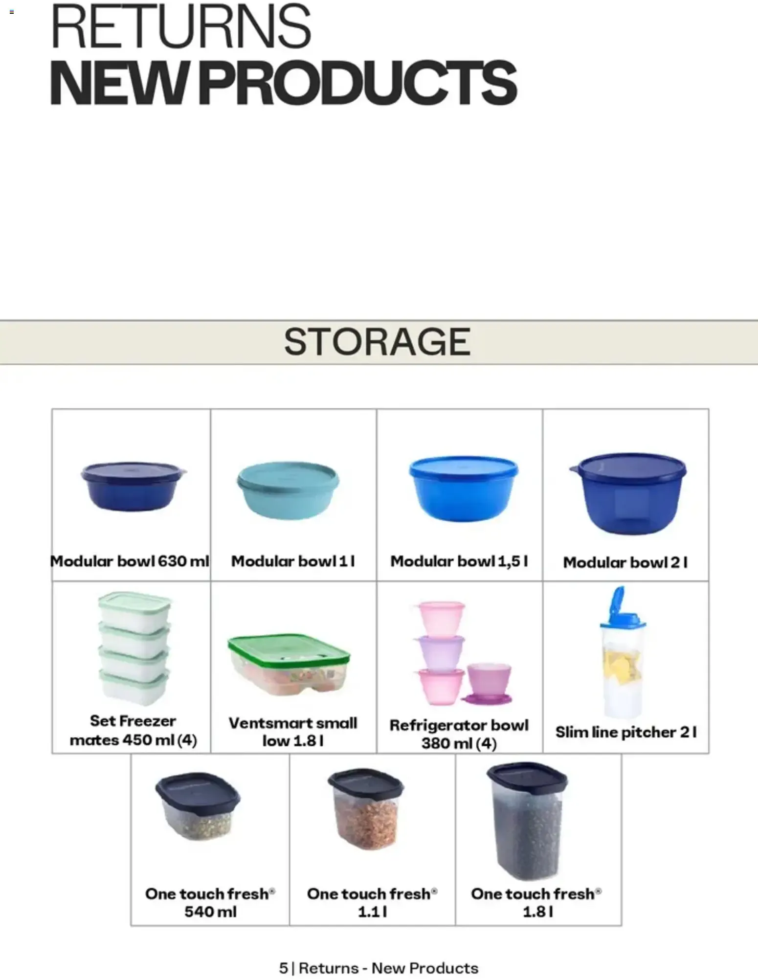 Tupperware Autumn 2026 - Winter 2027 du 1 novembre au 31 décembre 2026 - Catalogue page 5