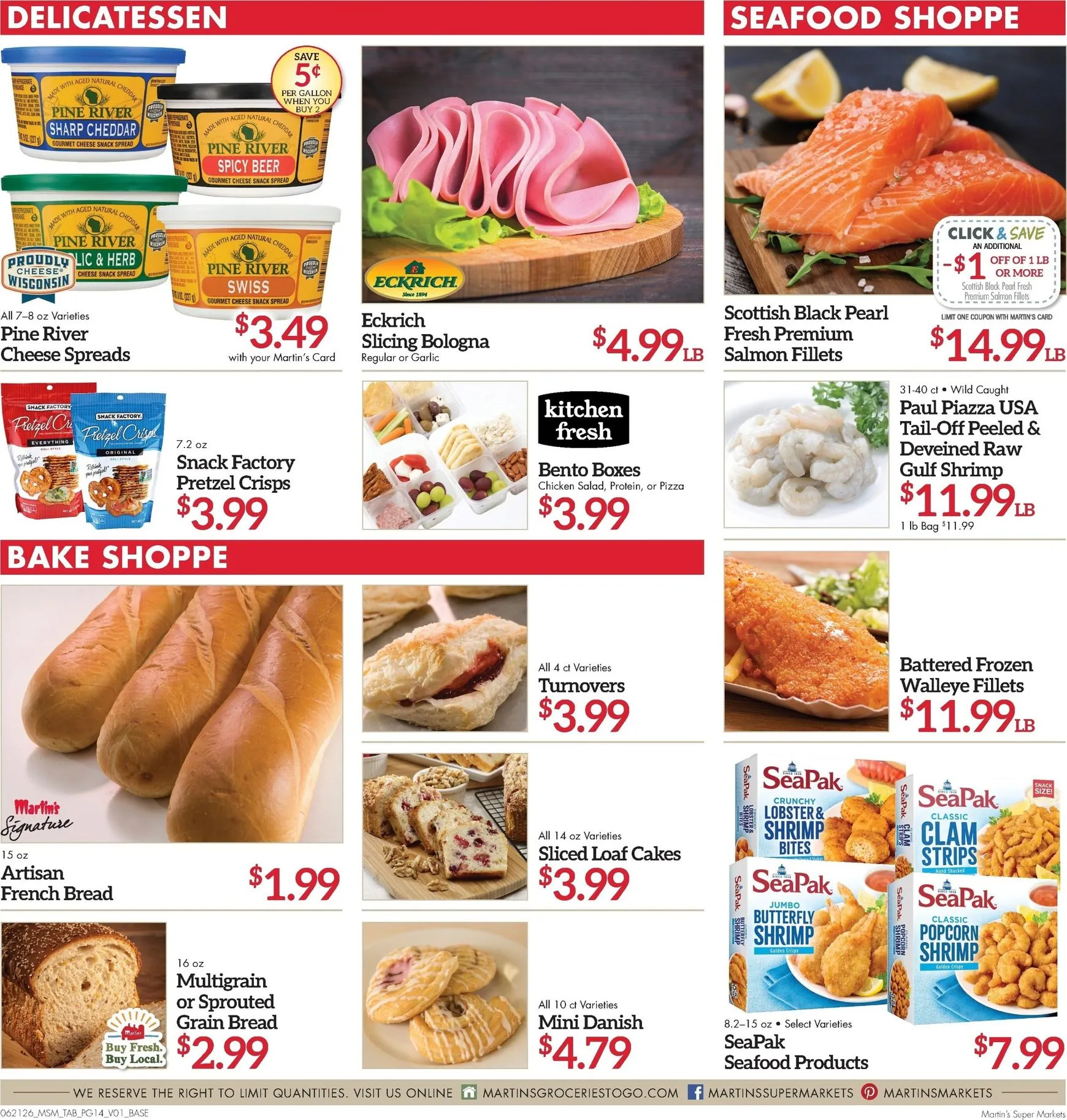Weekly ad Current Martin's Super Markets leaflet valid from Sunday 06/21/2026 to Saturday 06/27/2026 from June 21 to June 27 2026 - Page 14