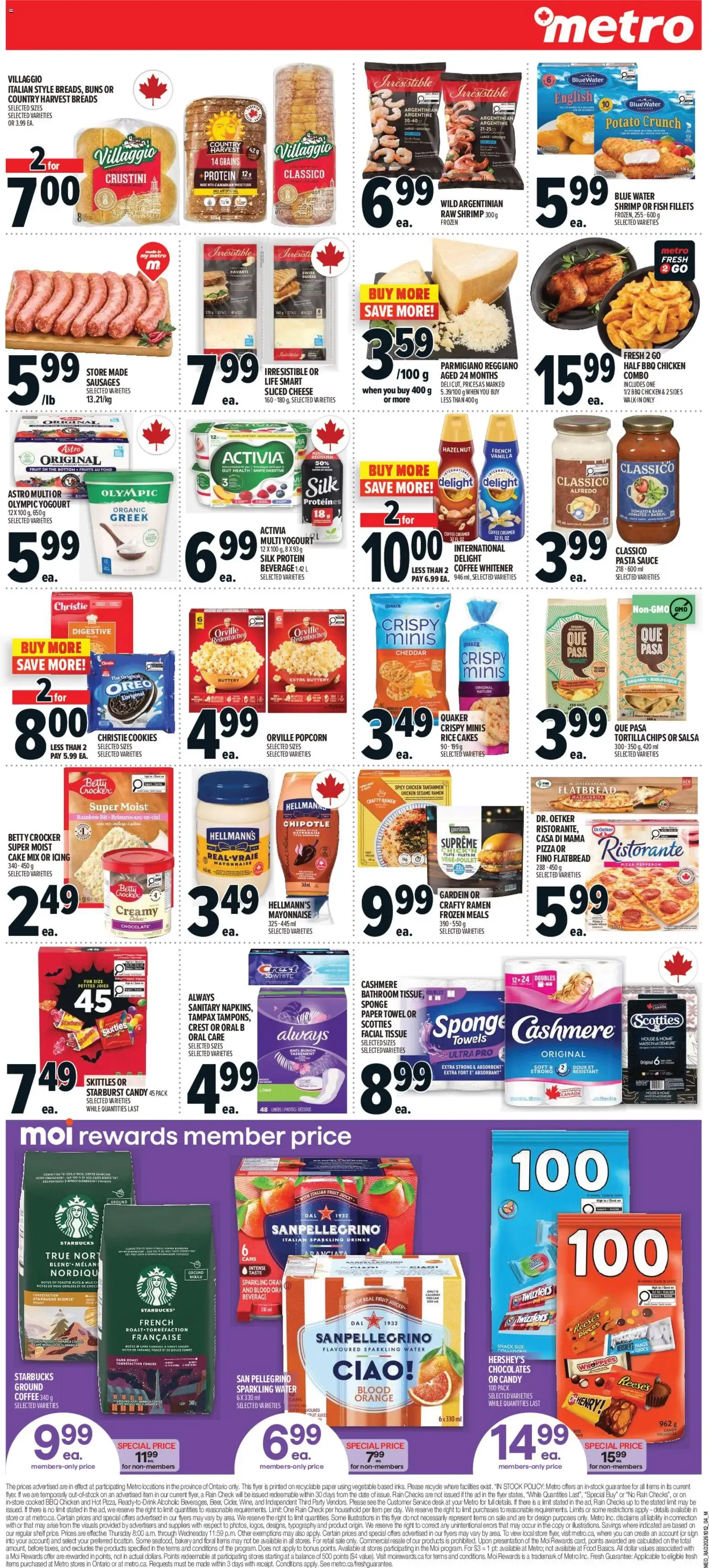 Metro weekly flyer / circulaire from Oct 15, 2026 > weekly specials & deals from October 15 to October 21 2026 - flyer page 2