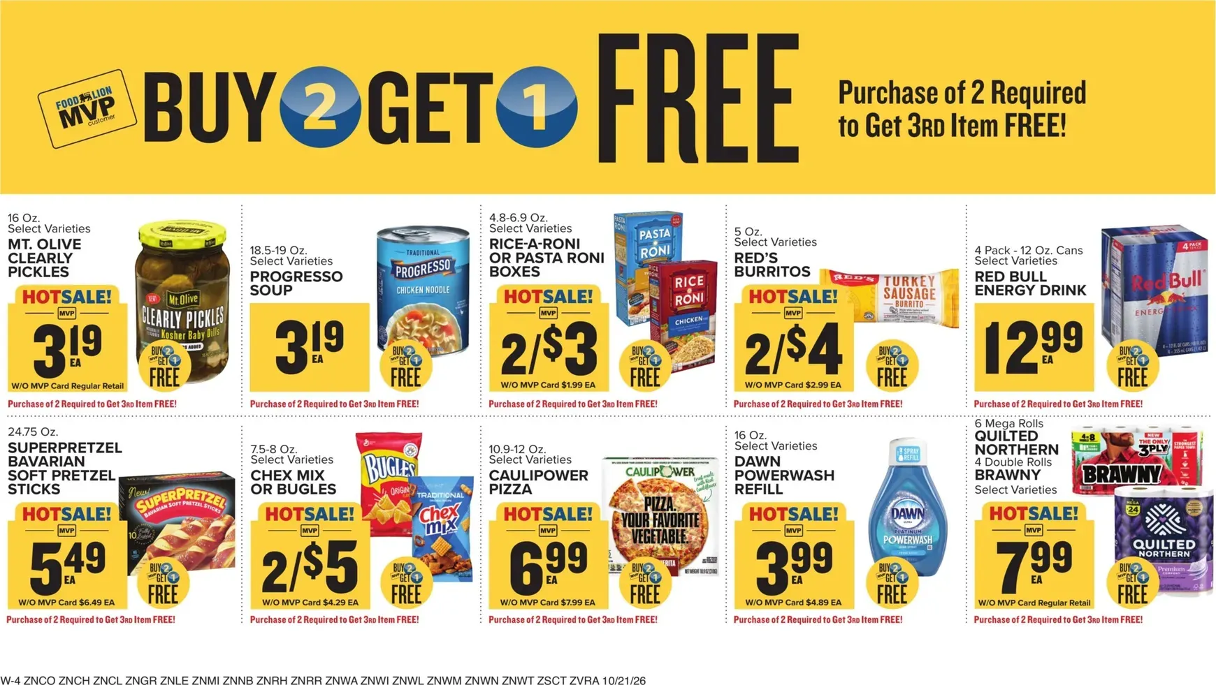 Weekly promotion Current Food Lion leaflet valid from Wednesday 10/21/2026 to Tuesday 10/27/2026 spanning from October 21 to October 27 2026 - Page 18 for Catalogue 365