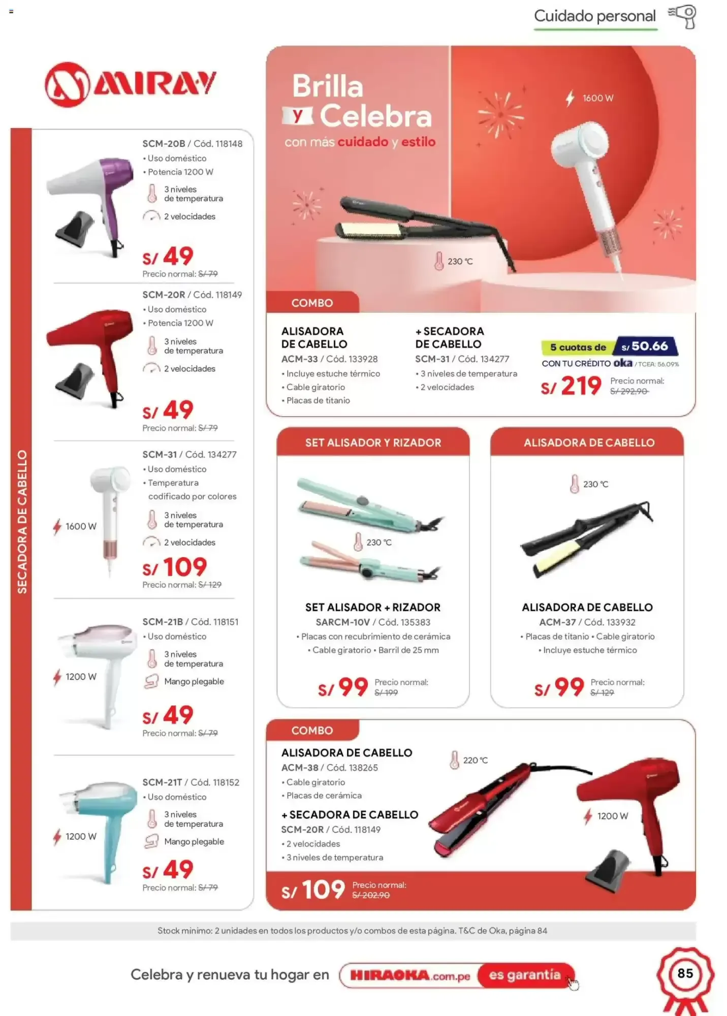 Catalogo de Catálogo Hiraoka 11 de julio al 31 de julio 2026 - Pag 85