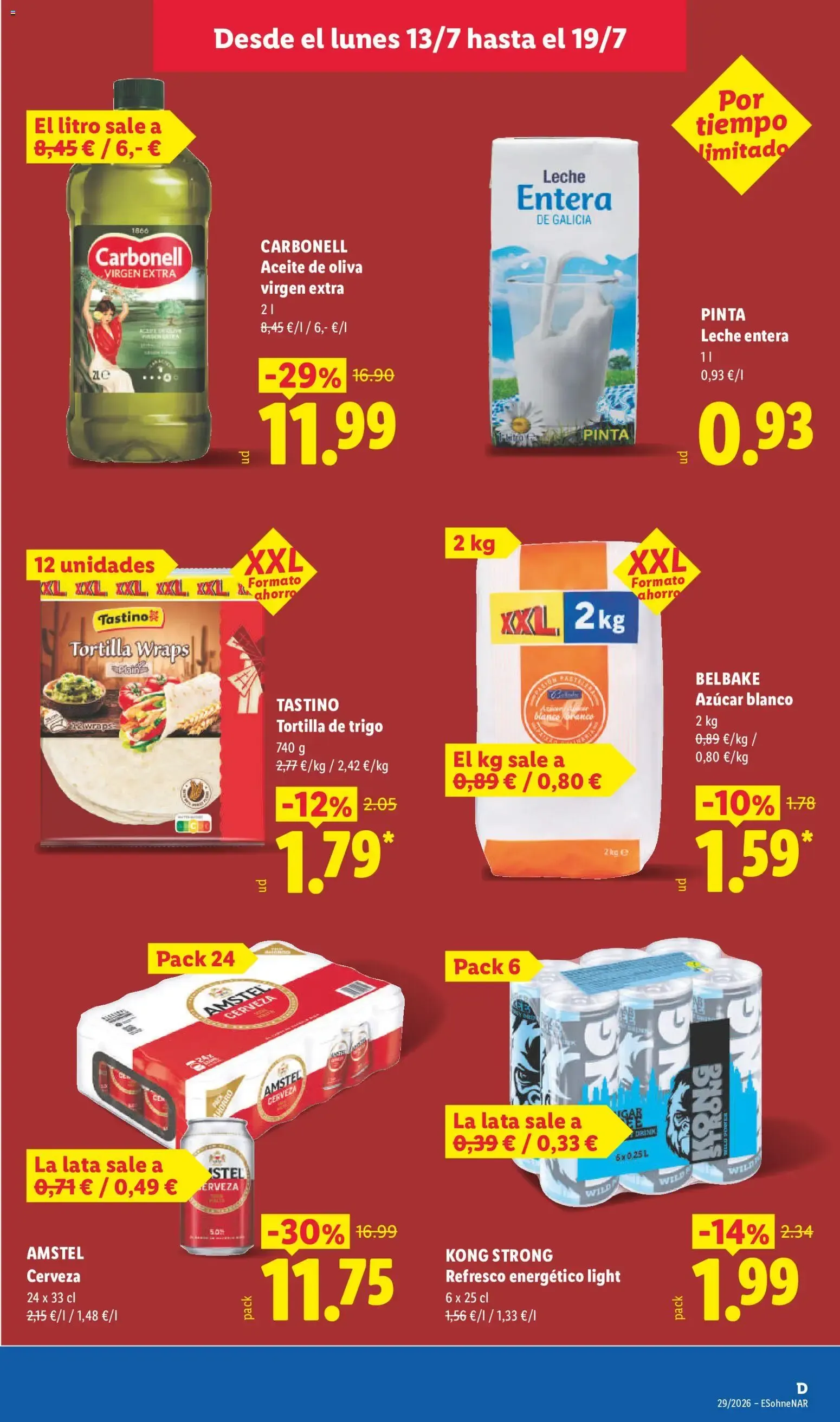 Catálogo de Lidl folleto del 13/07/2026 | Ofertas 13 de julio al 19 de julio 2026 - Página 19
