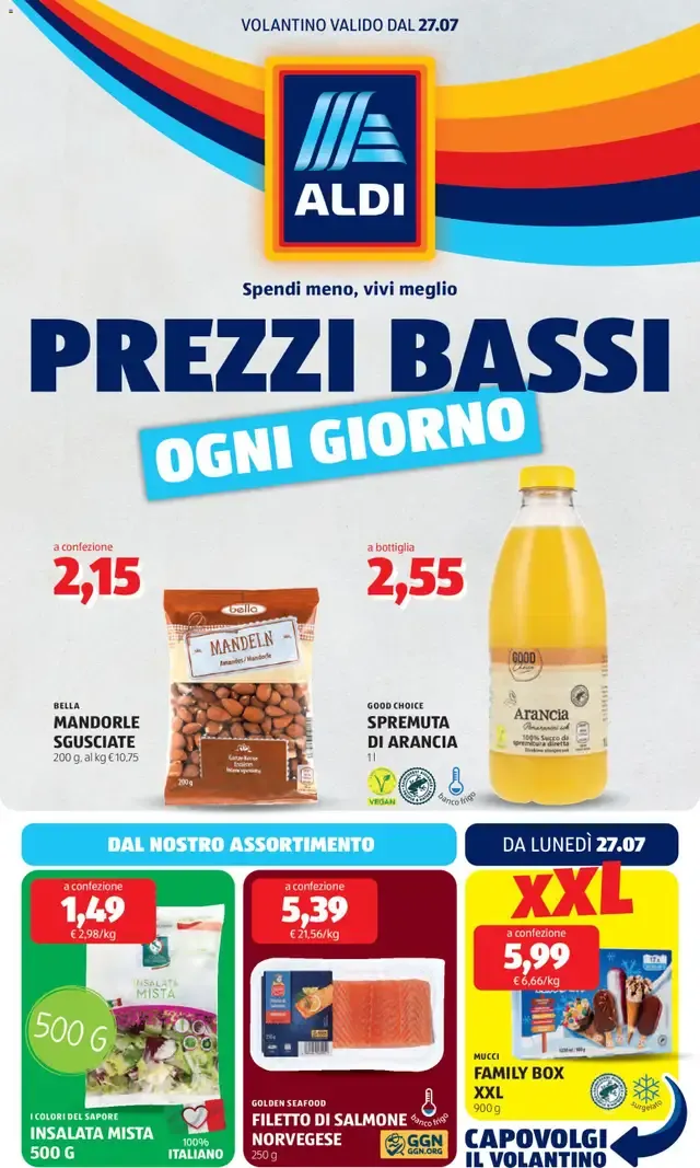 Aldi volantino - scopri il nuovo volantino valido dal 27/07/2026 ⭐️