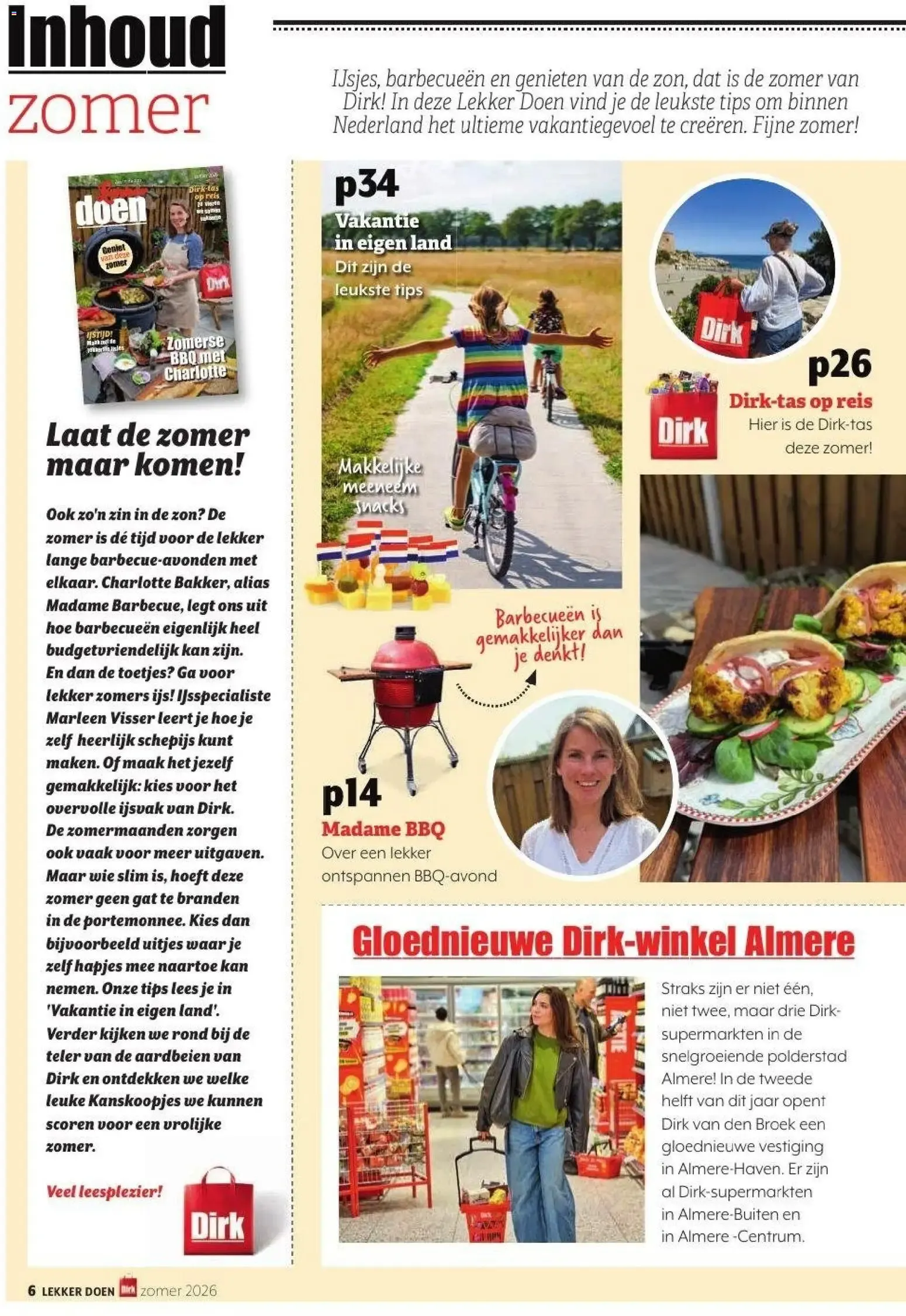 Lekker doen - Zomer 2026 van 24 juni tot 31 augustus 2026 - Folder pagina 6