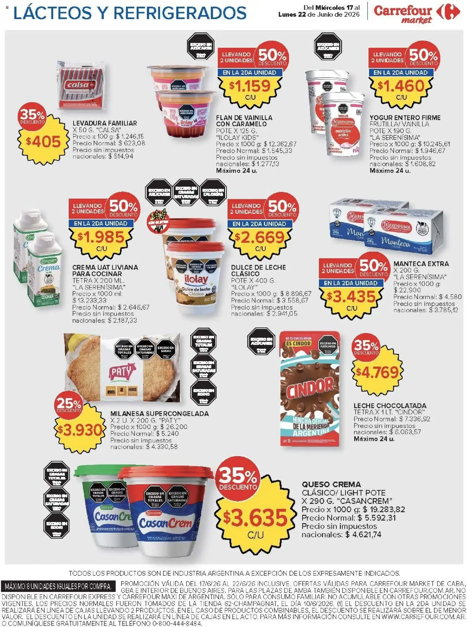 Ofertas de Carrefour Market catálogo del 17/06/2026 - 22/06/2026 17 de junio al 22 de junio 2026 - Página 11 del catálogo