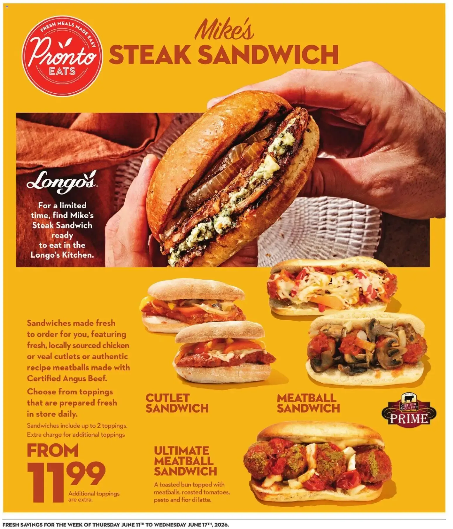 Longo's weekly flyer / circulaire from Jun 11, 2026 > weekly specials & deals from June 11 to June 17 2026 - flyer page 15
