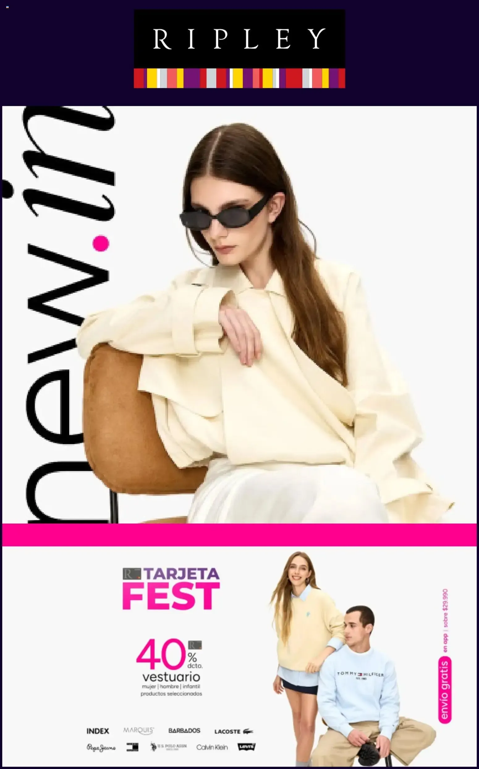 Catálogo de Ripley Tarjeta Fest - Novedades en Vestuario 16 de agosto al 24 de agosto 2026 - Página 1