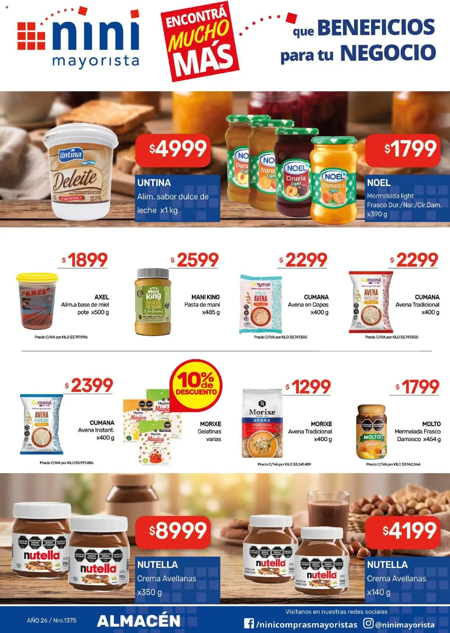 Ofertas de NINI Mayorista catálogo del 31/08/2026 - 06/09/2026 31 de agosto al 6 de septiembre 2026 - Página 32 del catálogo