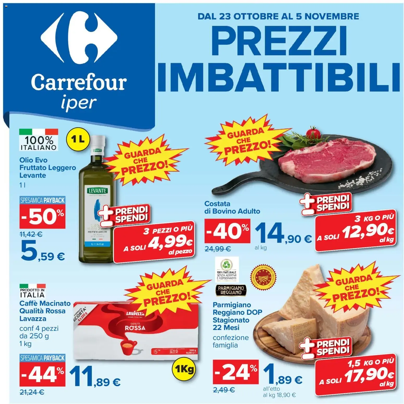 Carrefour Iper - Prezzi Imbattibili da 23 ottobre a 5 novembre di 2026 - Pagina del volantino 1
