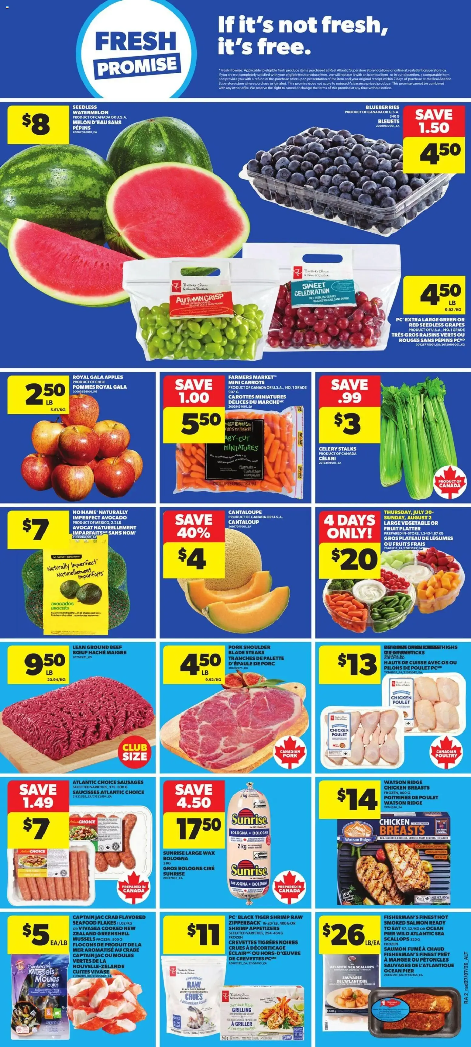 Atlantic Superstore weekly flyer / circulaire from Jul 30, 2026 > weekly specials & deals from July 30 to August 5 2026 - flyer page 3