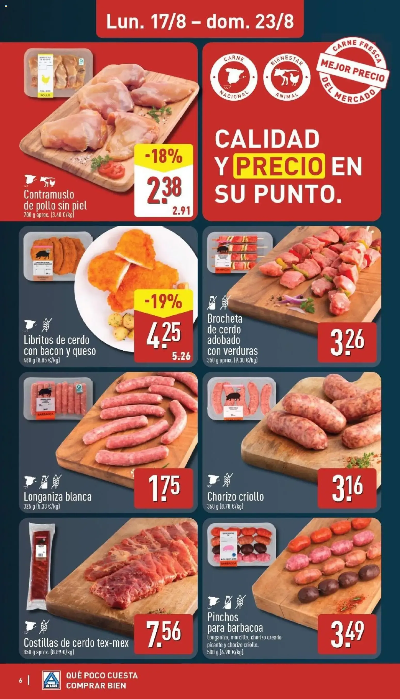 Catálogo de Aldi folleto Península del 17/08/2026 | Catálogo 17 de agosto al 23 de agosto 2026 - Página 6