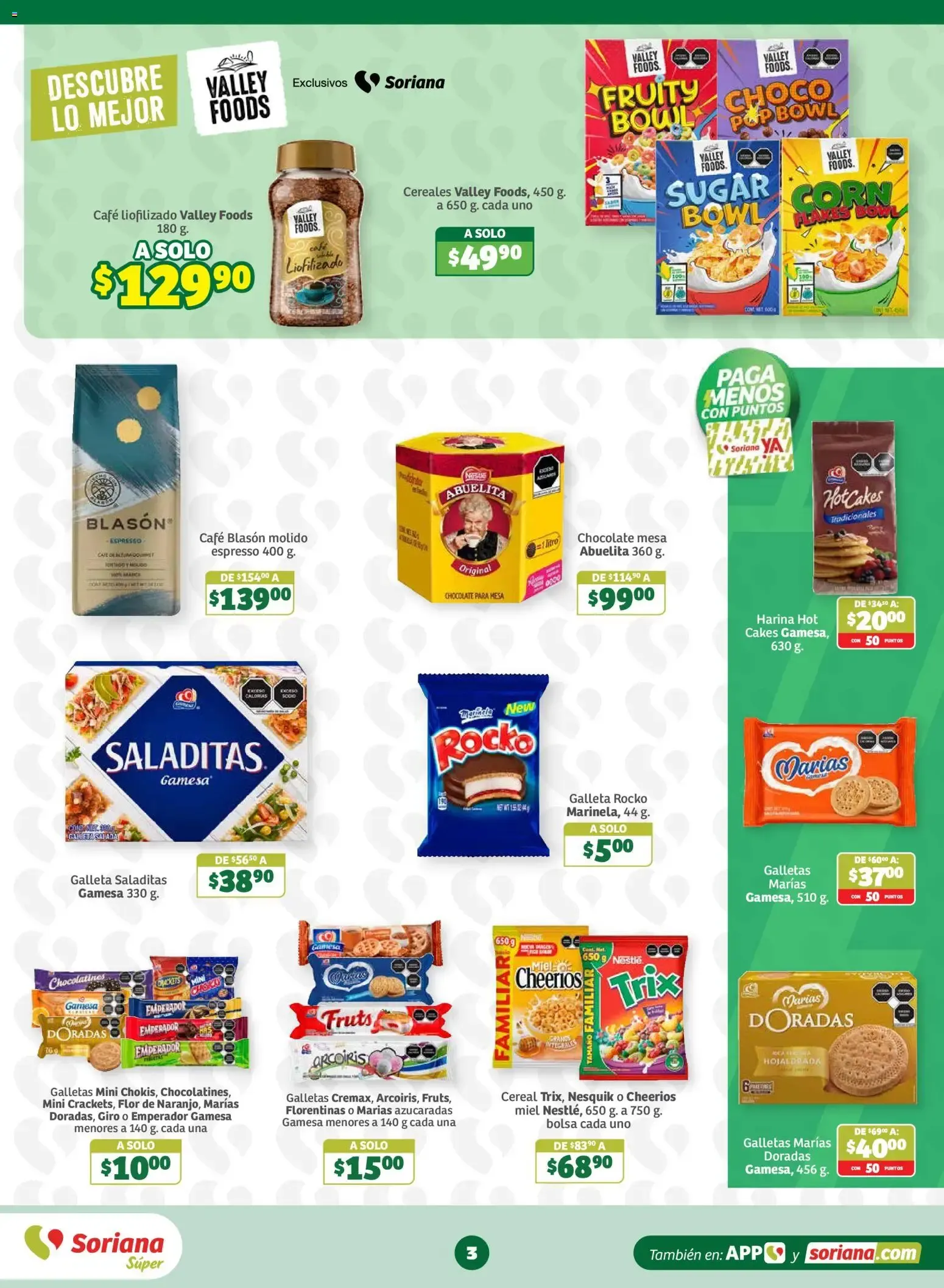 Catálogo de SORIANA ofertas hoy de 23/10/2026 - Folleto Octubre 23 de octubre al 29 de octubre 2026 - Pagina 3