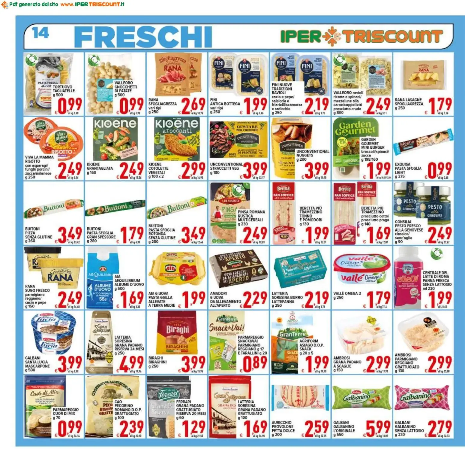 Ipertriscount Supermercati - Scorta Vacanze! da 10 luglio a 21 luglio di 2026 - Pagina del volantino 14