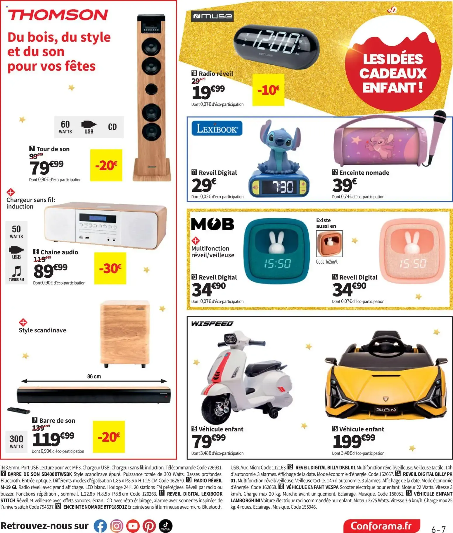 Conforama - Promos de Noël du 27 octobre au 25 décembre 2026 - Catalogue page 45