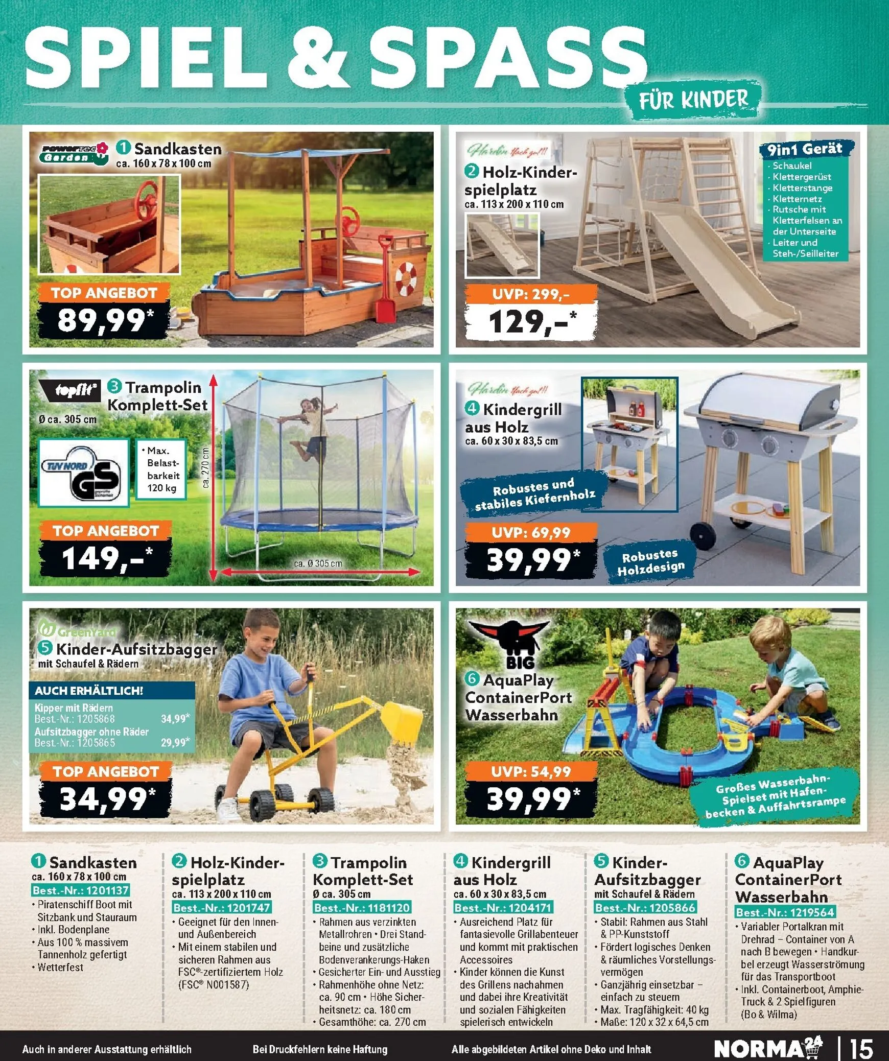 Norma - Bestellmagazin Prospekt – von Montag 01.06.2026 bis Dienstag 30.06.2026 von 1. Juni bis 30. Juni 2026 - Prospekt seite 15
