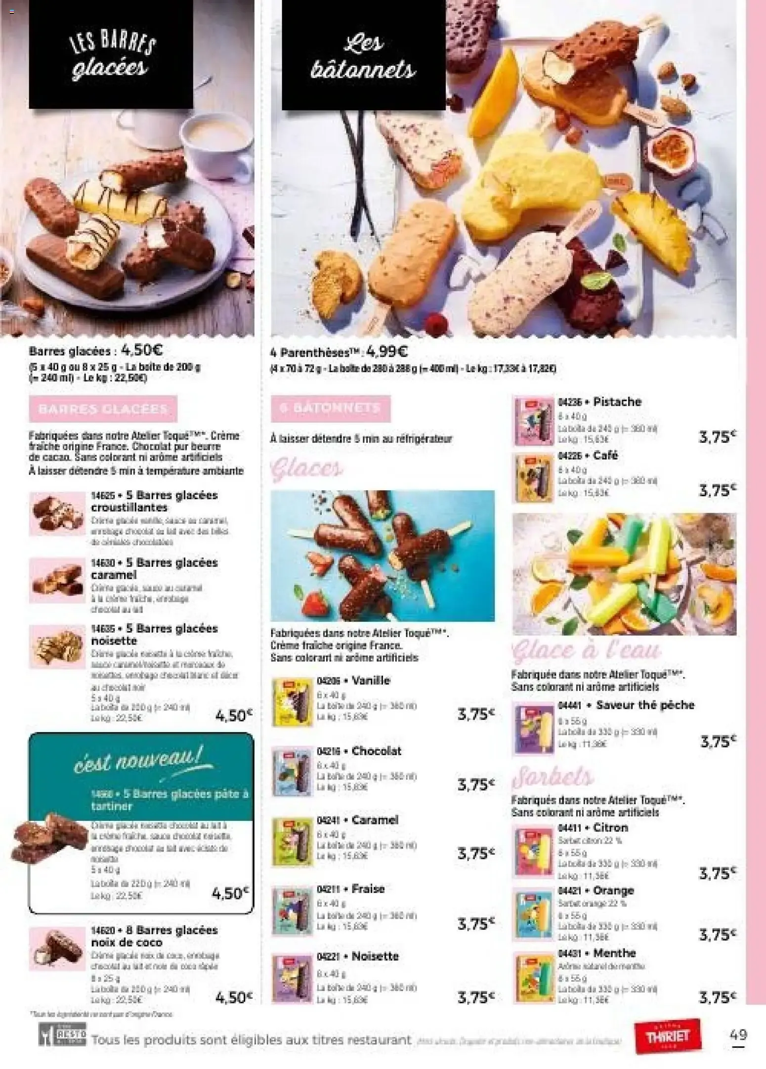 Un été Gourmand! du 24 juin au 29 septembre 2026 - Catalogue page 52