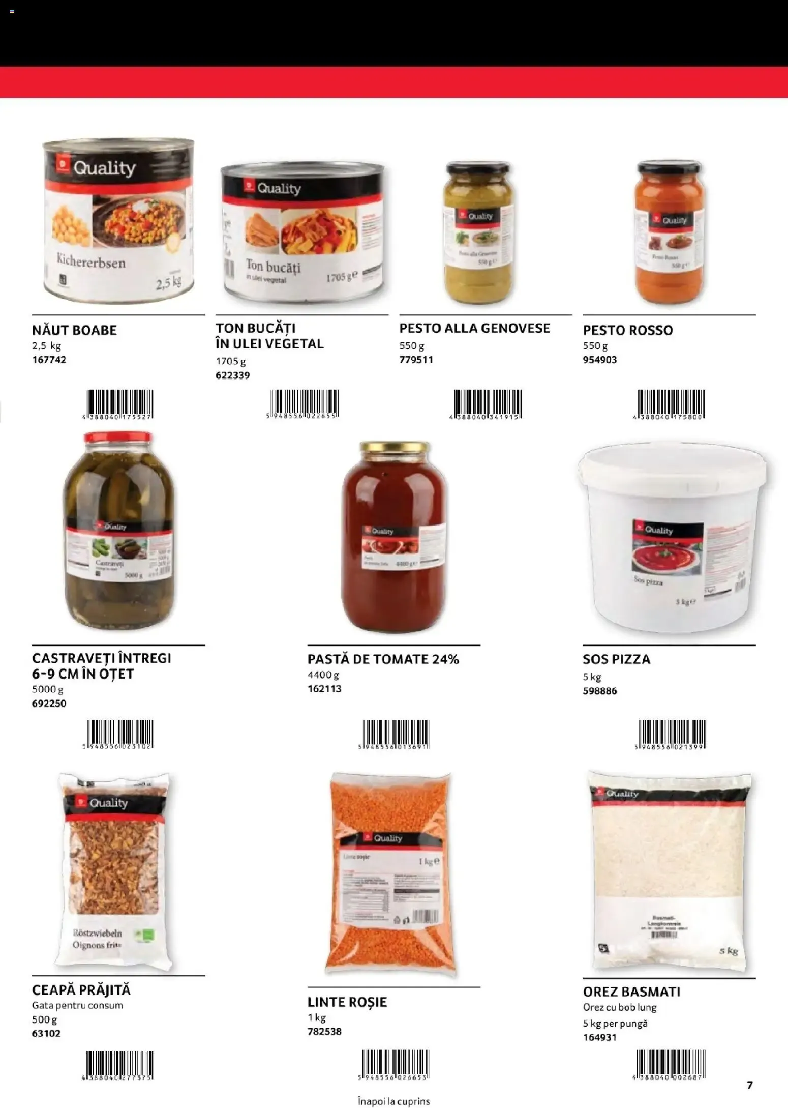 Catalog Selgros Marcas Propias para Gastronomía Profesional de la 1 august până la 31 decembrie 2026 - Revista Pagina 7