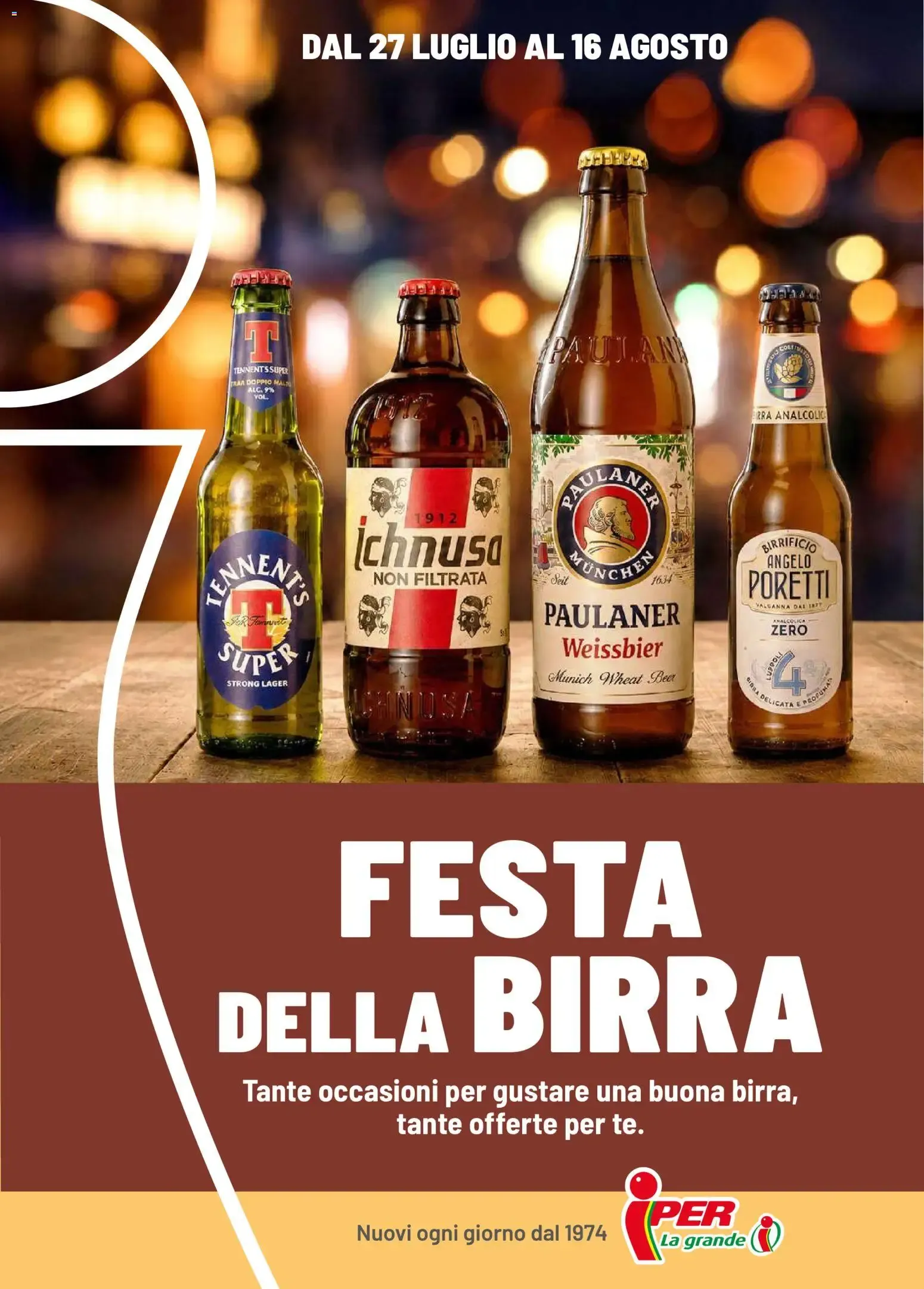 FESTA DELLA BIRRA da 27 luglio a 16 agosto di 2026 - Pagina del volantino 1