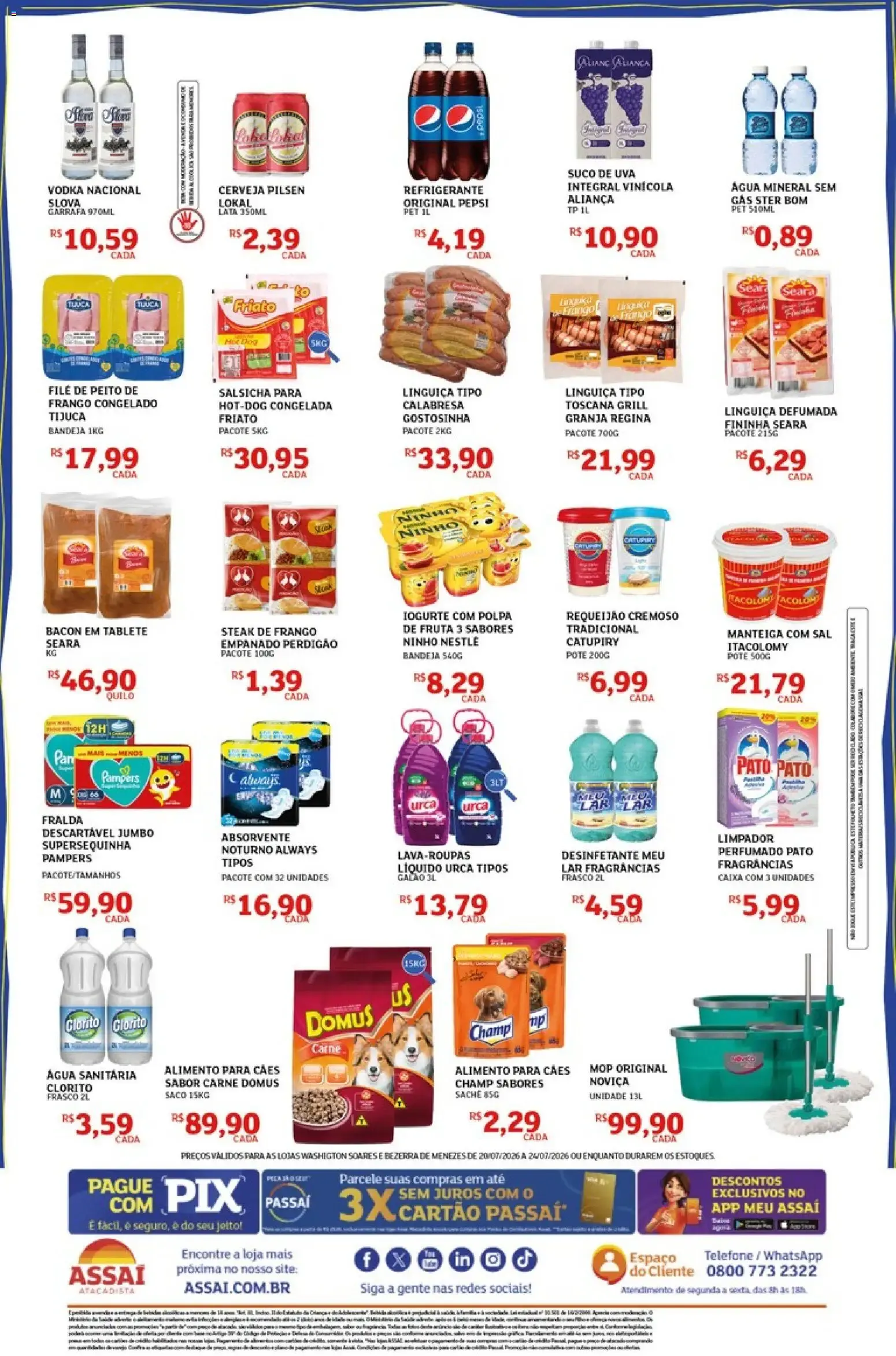 Encarte de Assaí Atacadista - Giro da Economia / As Ofertas Arretadas 20 de julho até 24 de julho 2026 - Pagina 2