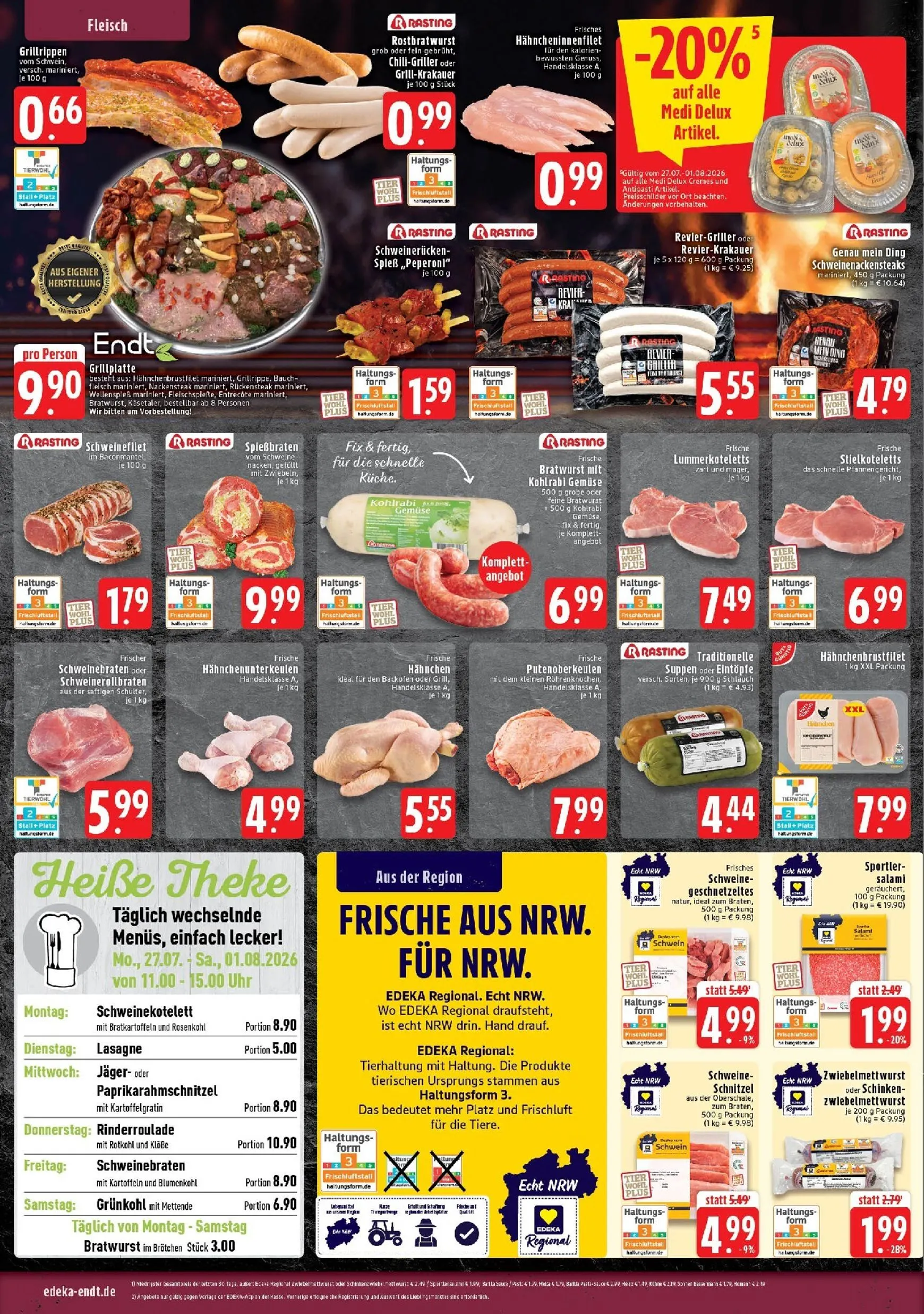 Edeka - Endt Prospekt – von Montag 27.07.2026 bis Samstag 01.08.2026 von 27. Juli bis 1. August 2026 - Prospekt seite 2