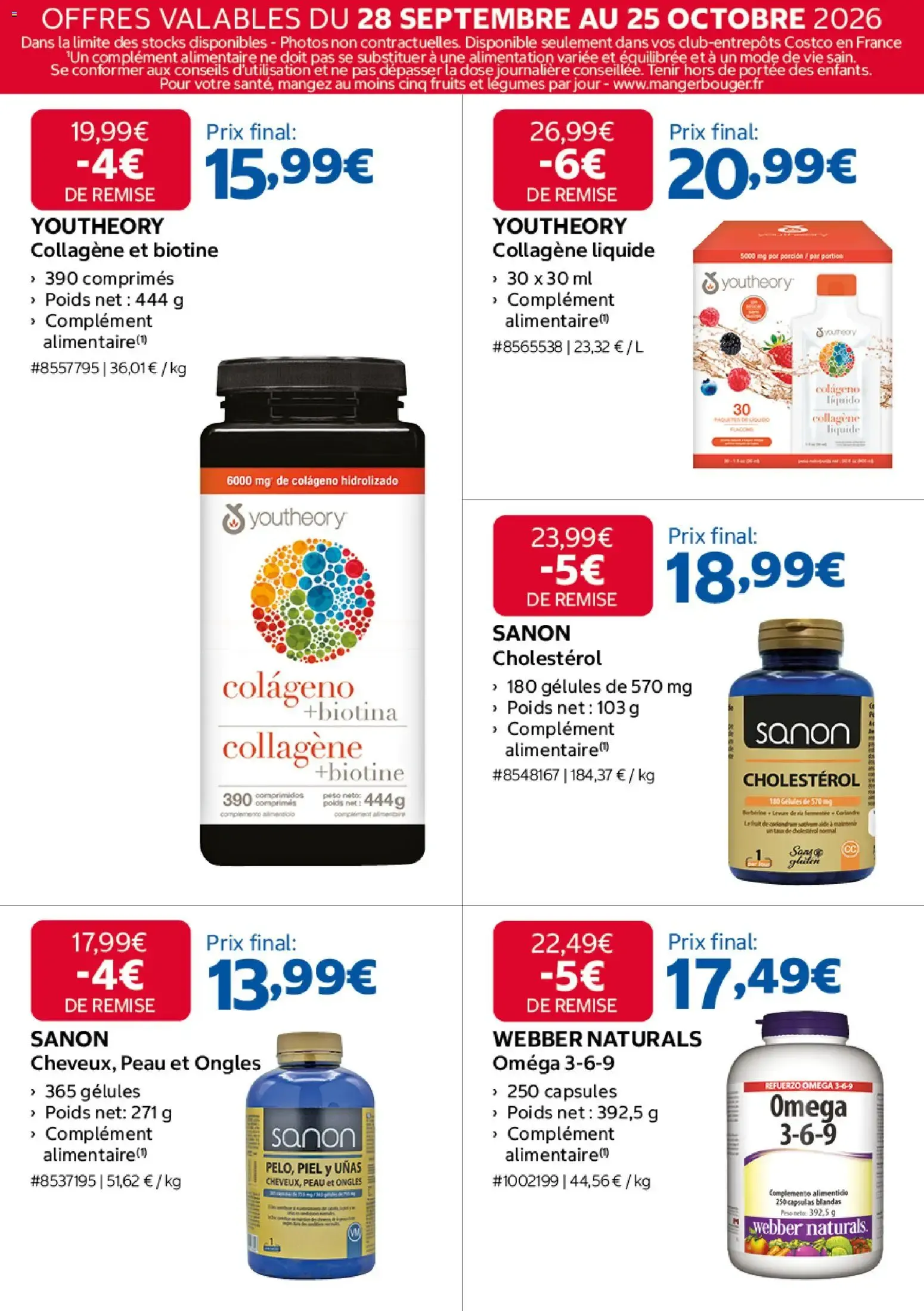 Réservé aux Membres : Plus de 1000€ de Remises Cumulées du 28 septembre au 25 octobre 2026 - Catalogue page 18