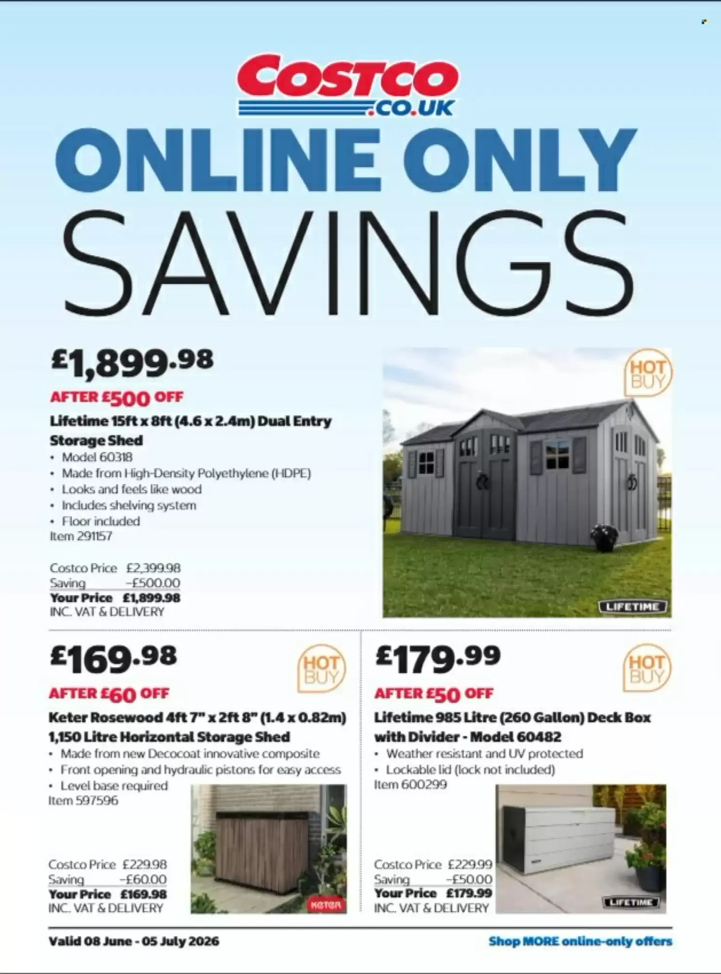 Costco leaflet from 8 June to 5 July 2026 - Catalogue Page 32