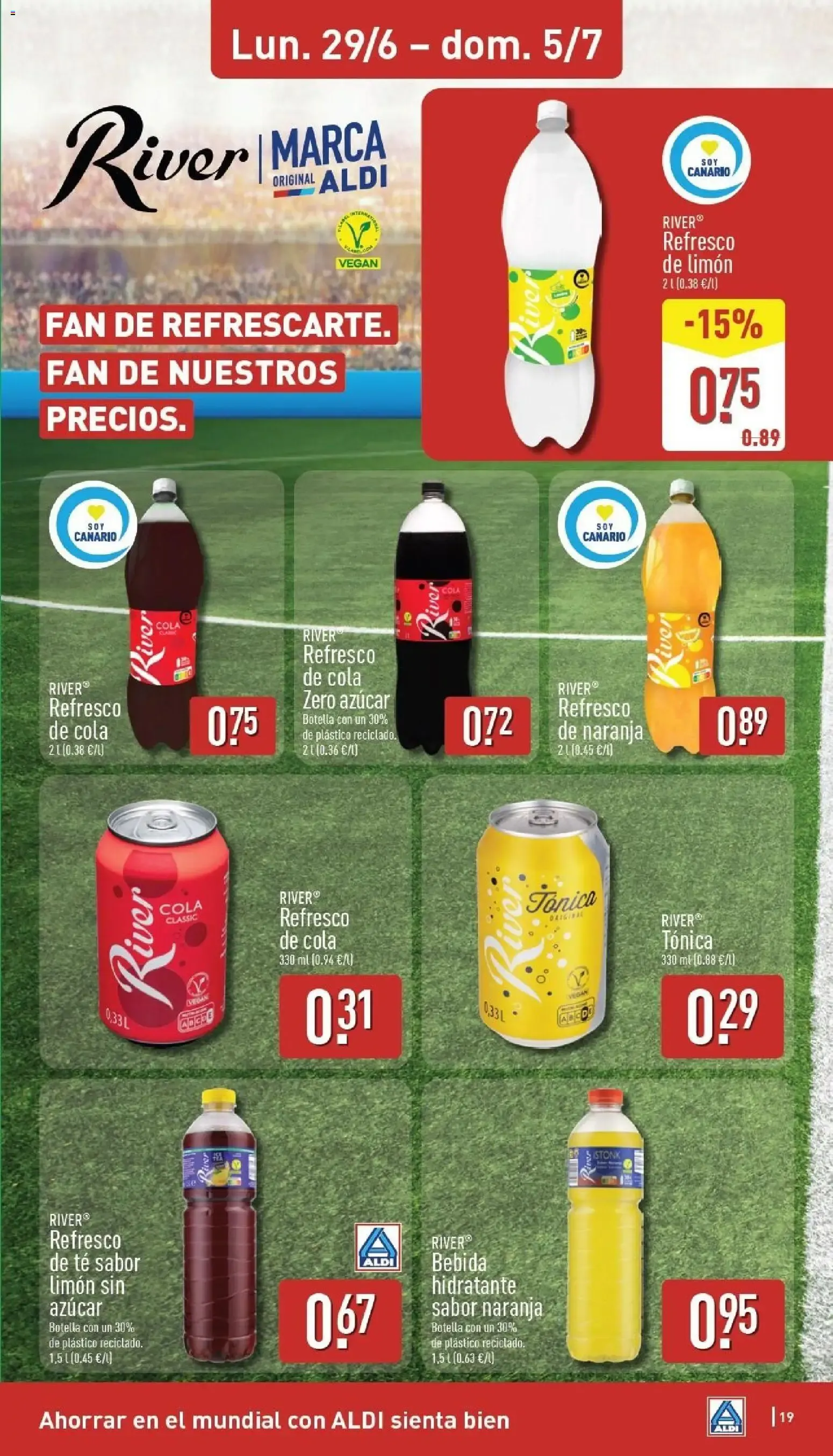 Catálogo de Aldi folleto Canarias del 29/06/2026 | Catálogo 29 de junio al 5 de julio 2026 - Página 19