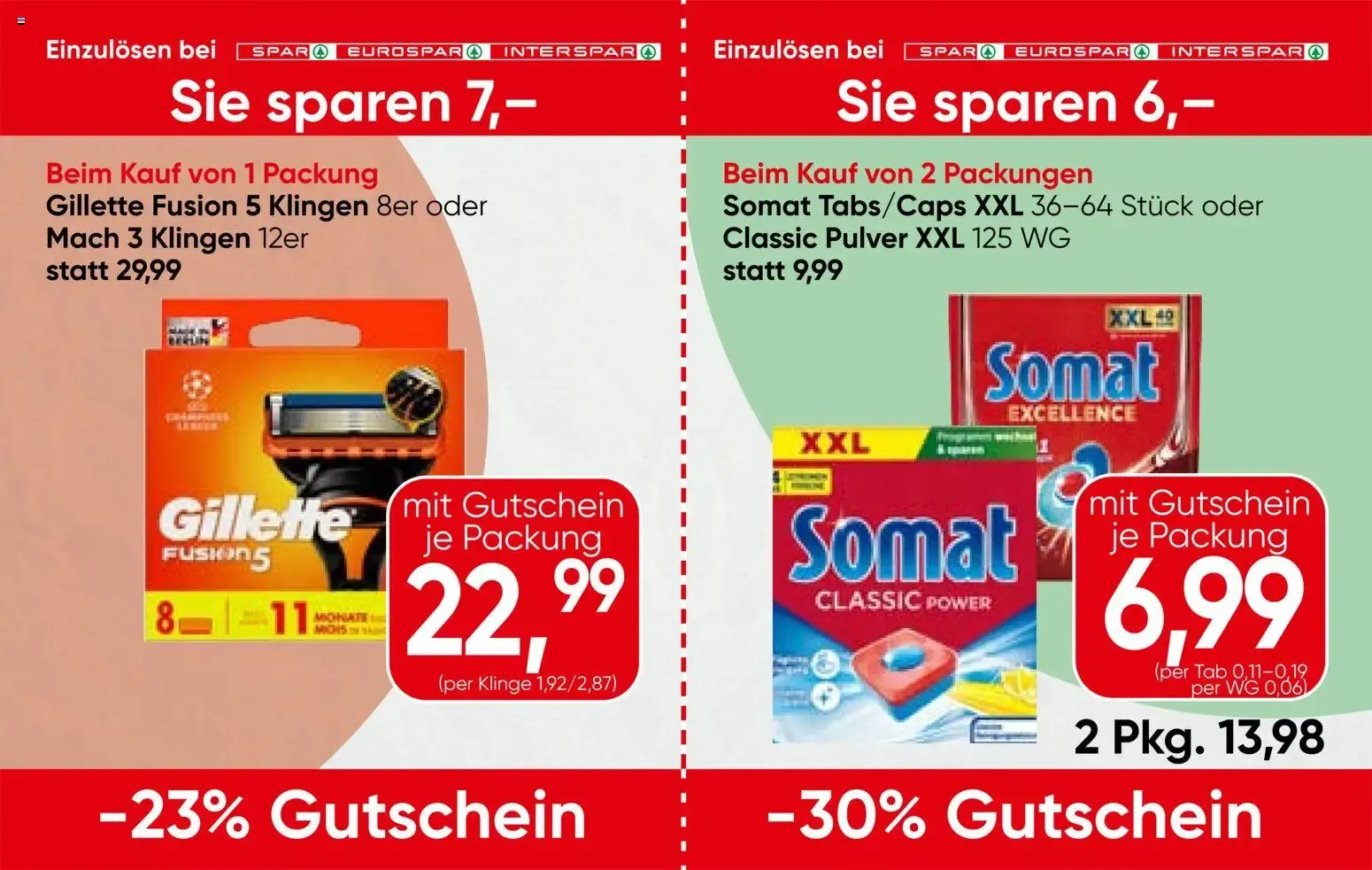 SPAR-Gutscheinheft von 23. Juli bis 12. August 2026 - Flugblätt seite 11