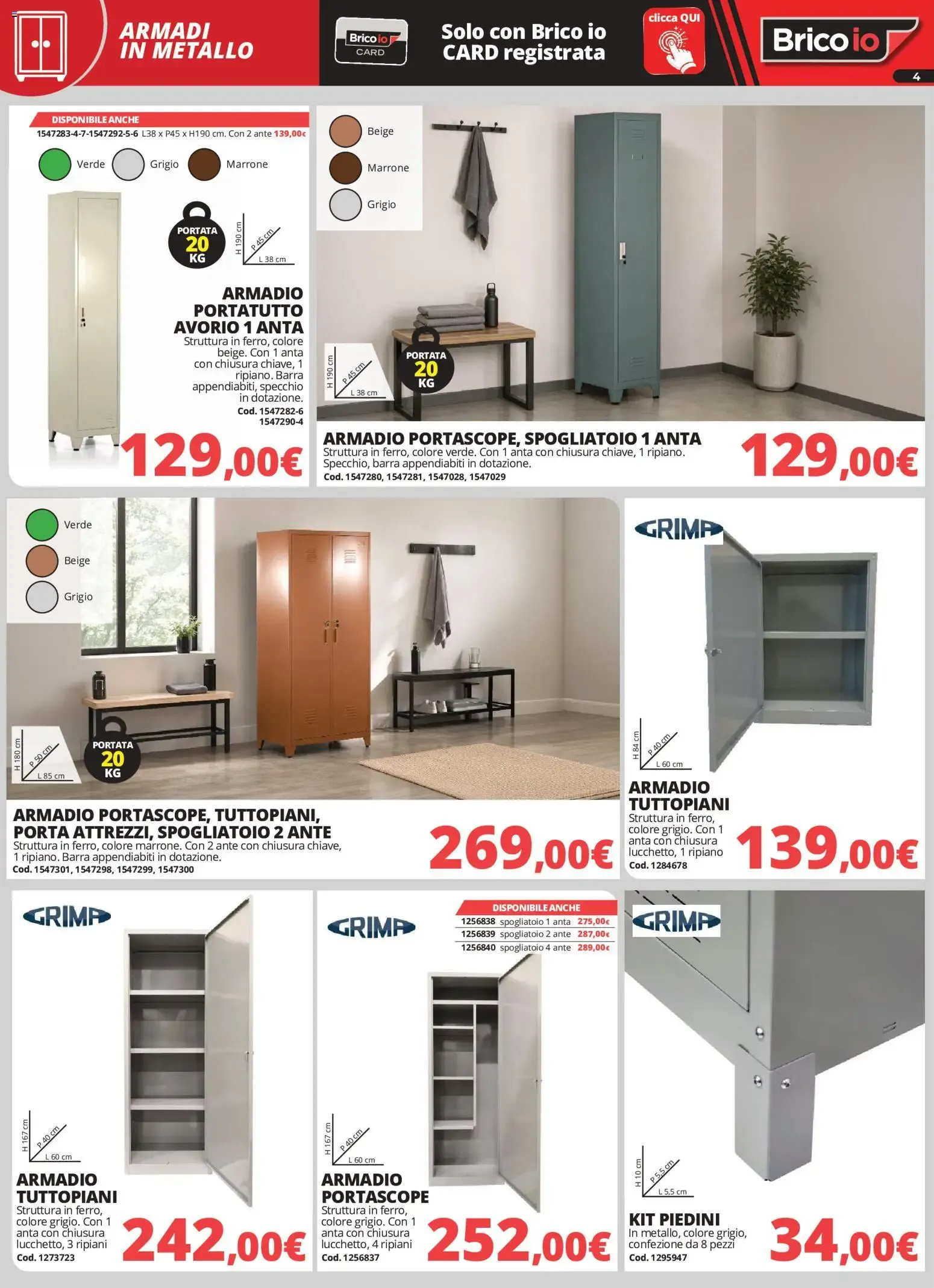 Nuovo Brico io volantino Sistemazione dal 28/09/2026 > offerte anteprima 🛍️ da 28 settembre a 2 novembre di 2026 - Pagina del volantino 4