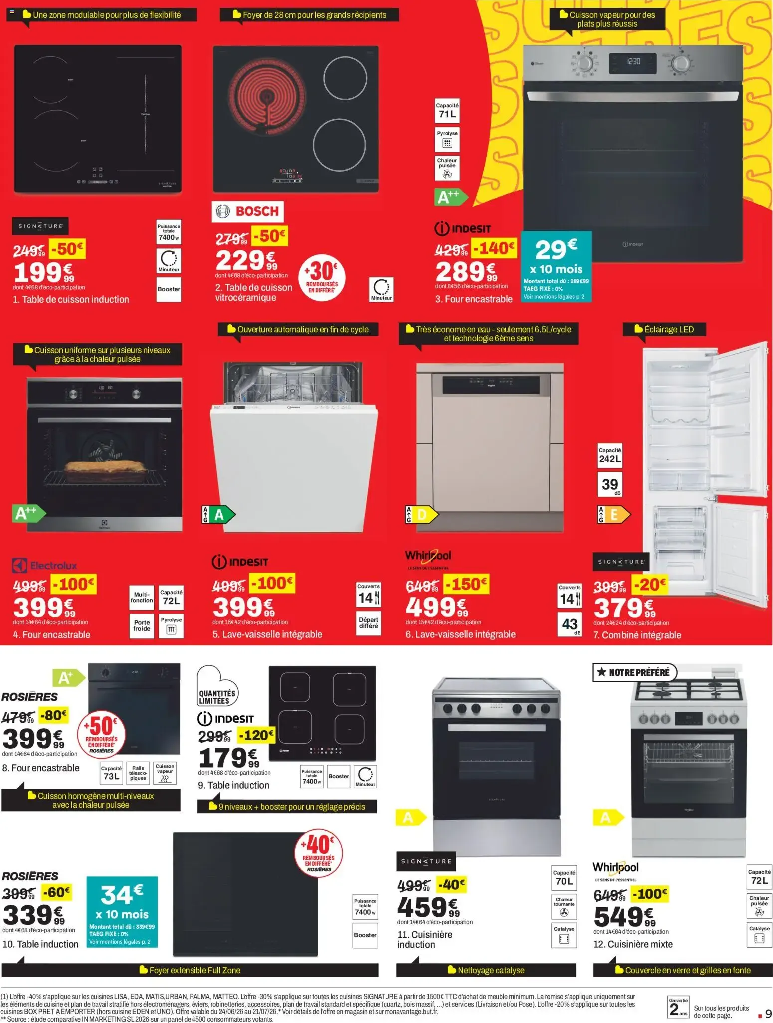 BUT Soldes du 23 juin au 27 juillet 2026 - Catalogue page 9