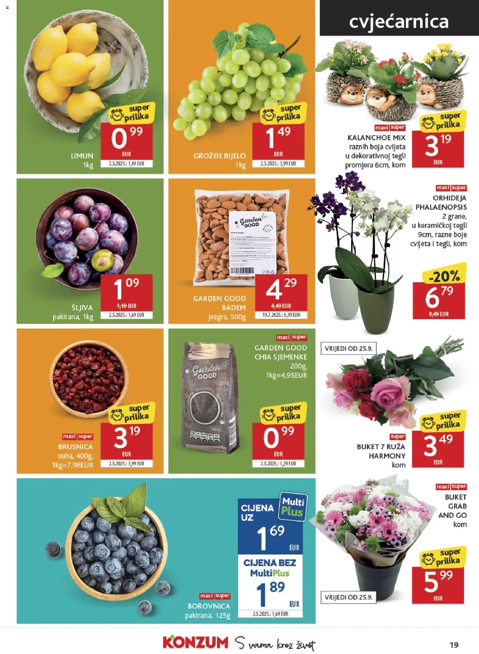 Katalog Konzum Katalog novi od 23.09.2026 na listanje > letak digitalni od 23. rujna do 29. rujna 2026. - Pregled Stranica 19