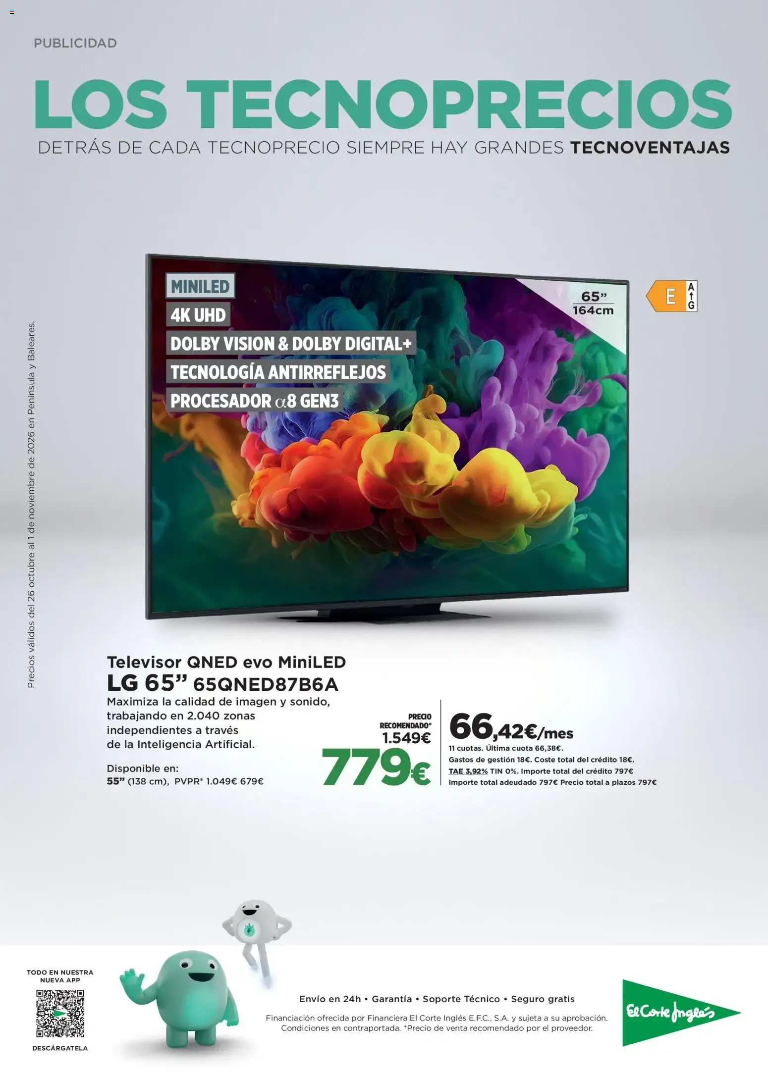 Catálogo de El Corte Inglés Los Tecnoprecios 26/10/2026 │Catálogo 26 de octubre al 1 de noviembre 2026 - Página 1