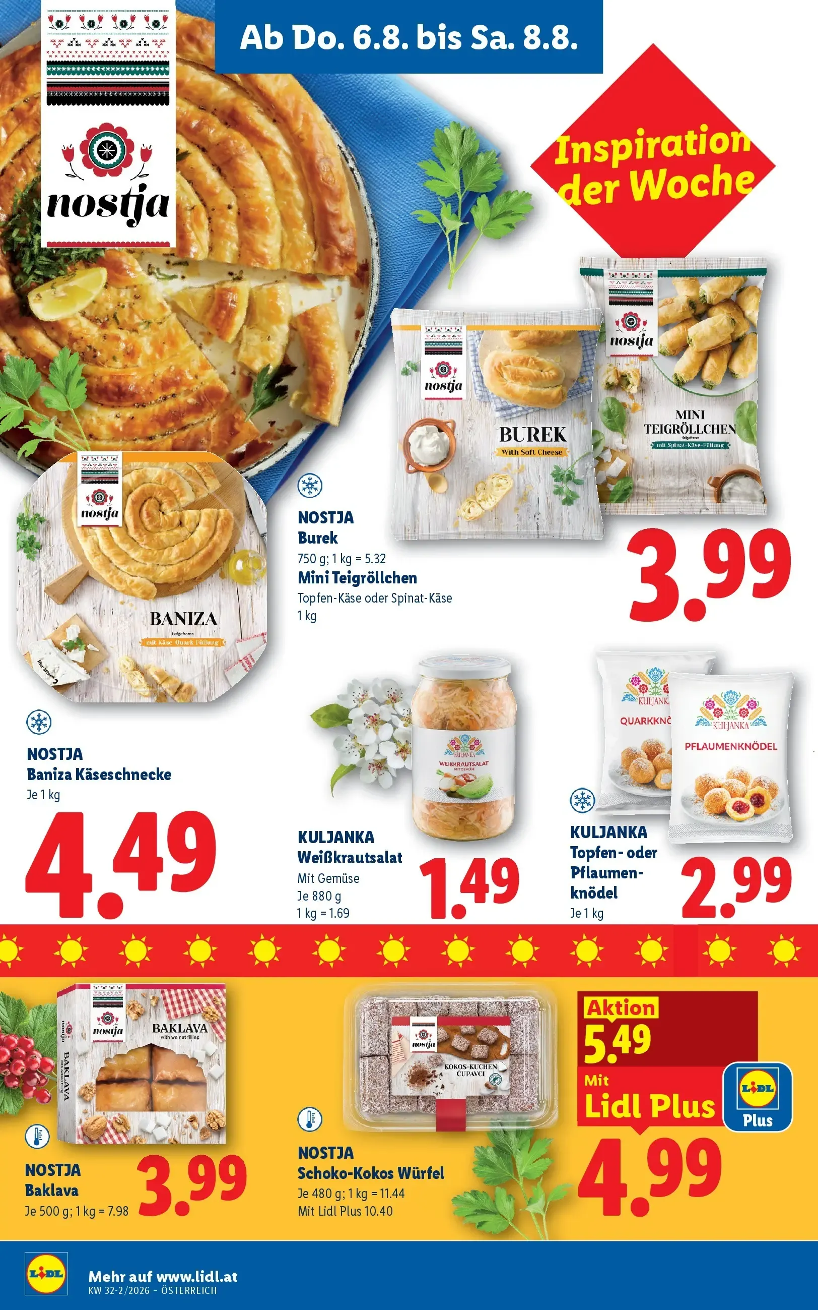 Lidl Plus Österreichs günstigste Preise von 6. August bis 8. August 2026 - Flugblätt seite 16