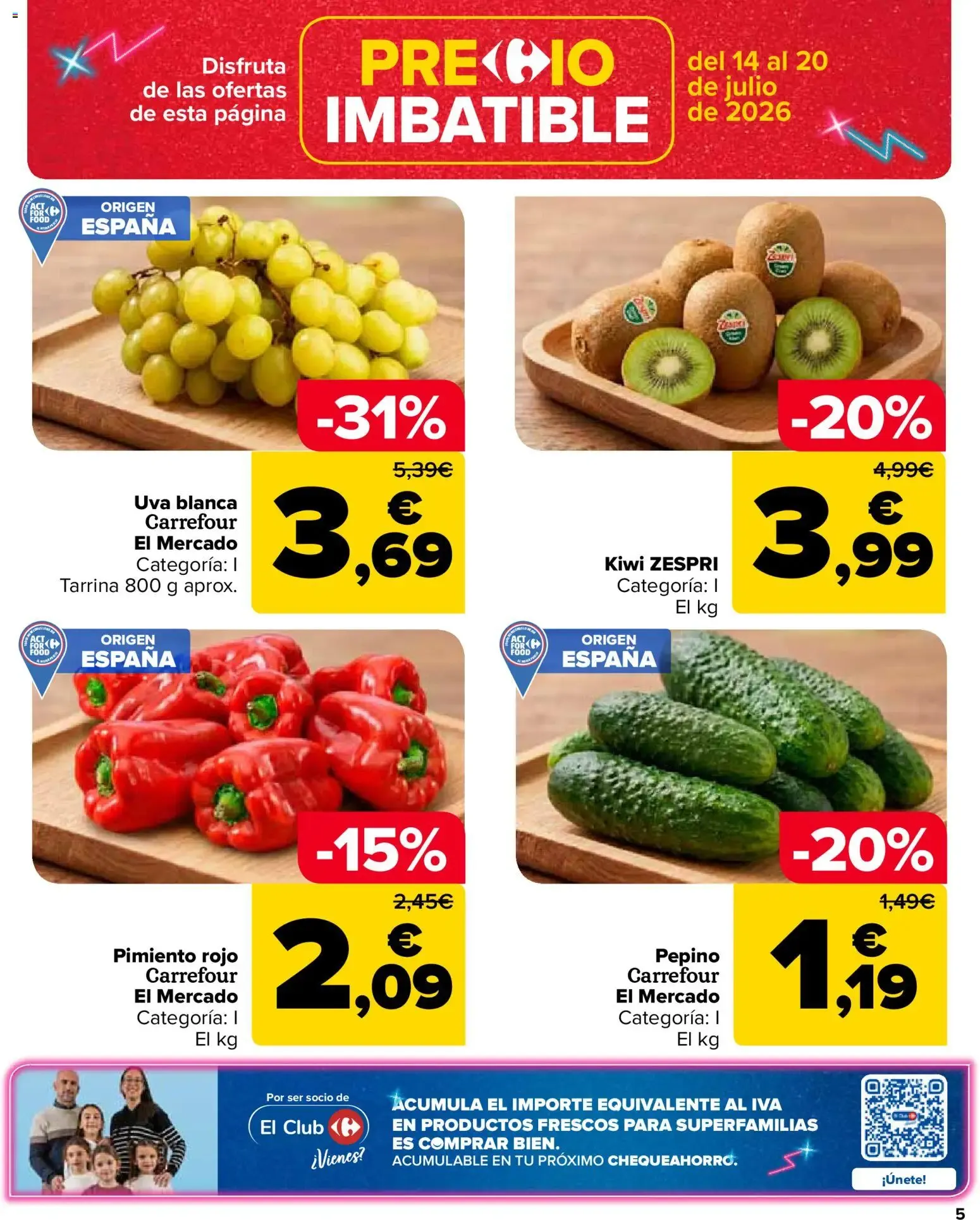 Catálogo de Carrefour market 14 de julio al 27 de julio 2026 - Página 5
