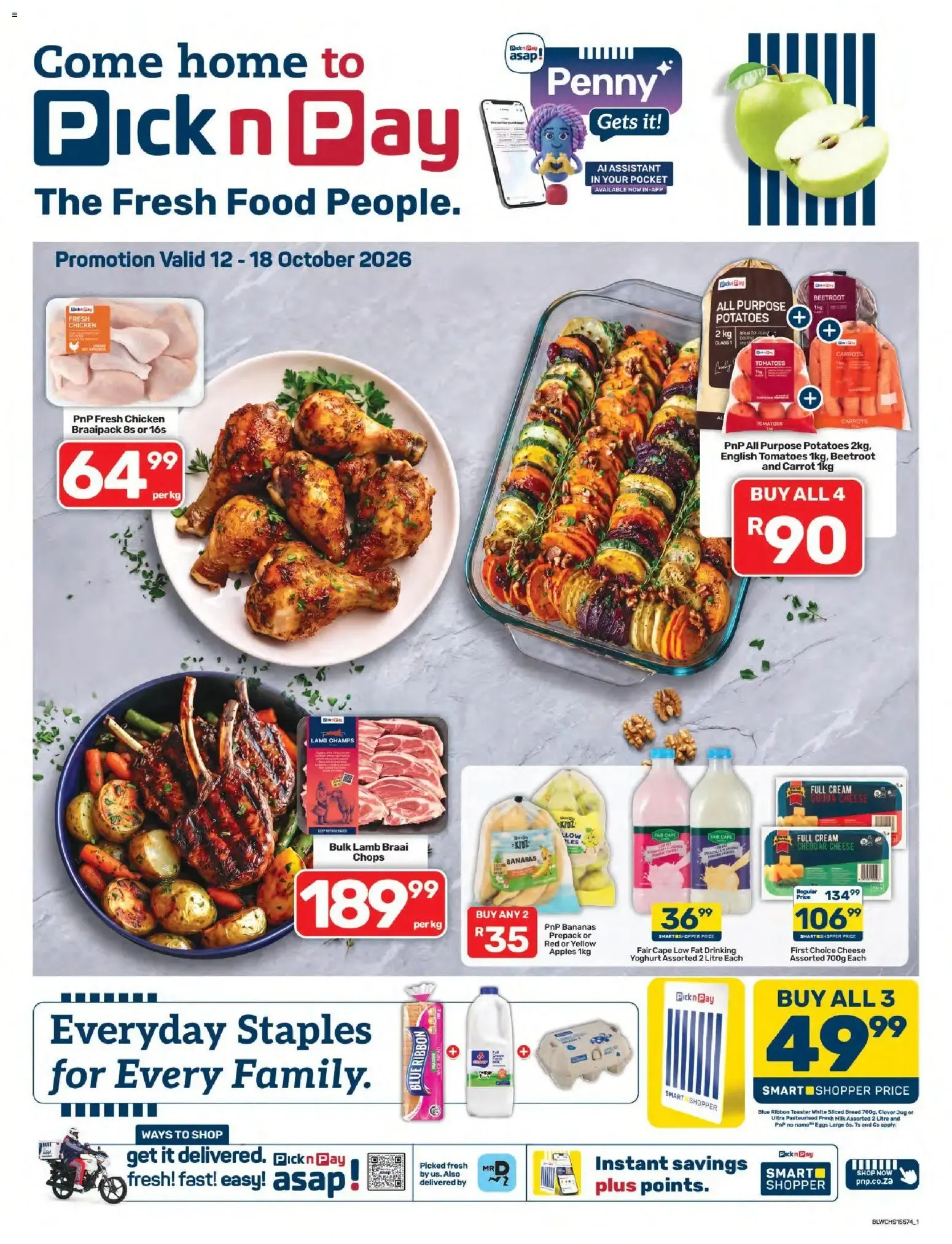 Pick n Pay Western Cape - Weekly Specials (12/10/2026 - 18/10/2026) Online from 12 October to 18 October 2026 - Catalogue Page 1