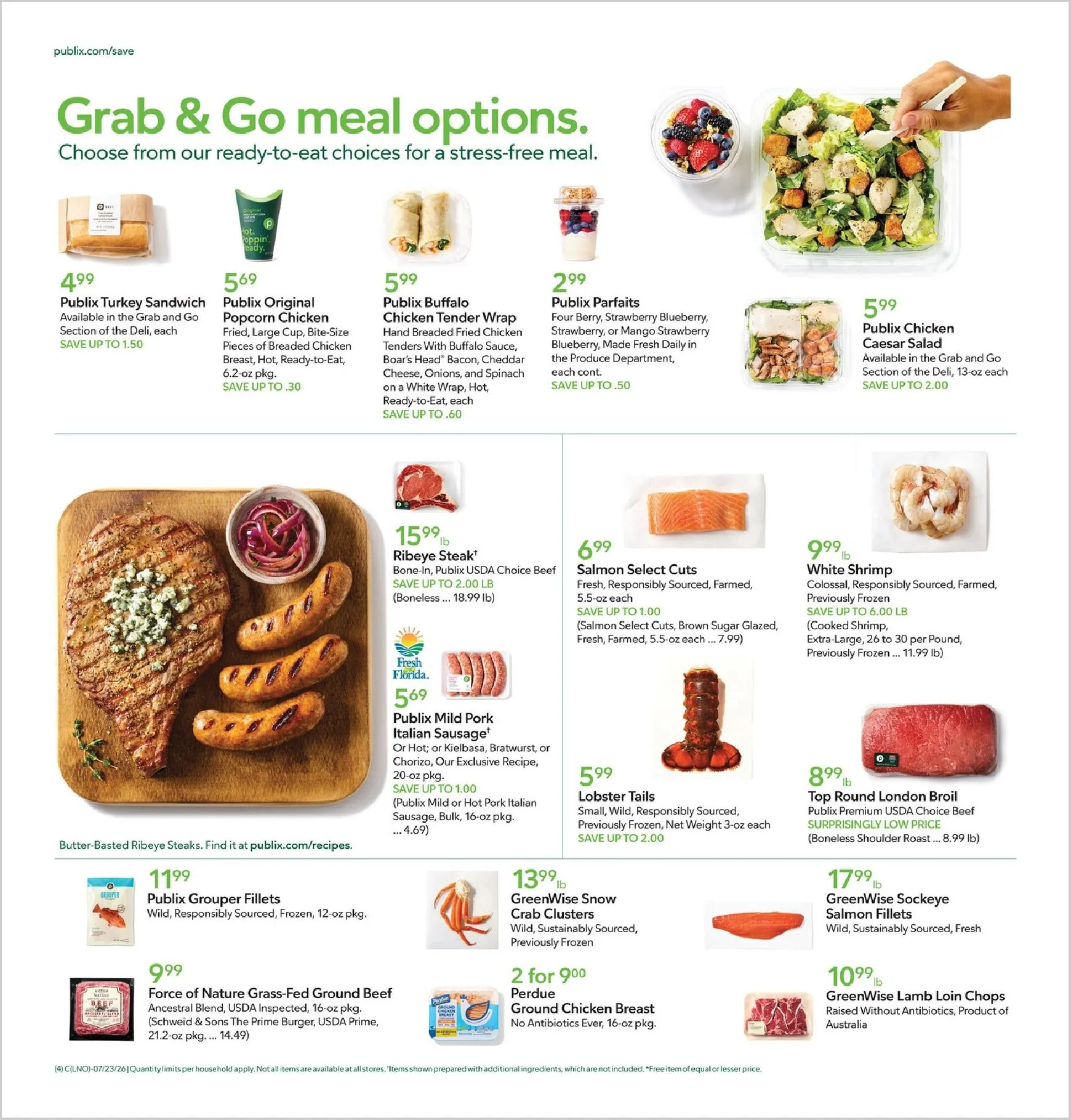 Weekly ad Current Publix leaflet valid from Wednesday 07/22/2026 to Tuesday 07/28/2026 from July 22 to July 28 2026 - Page 4