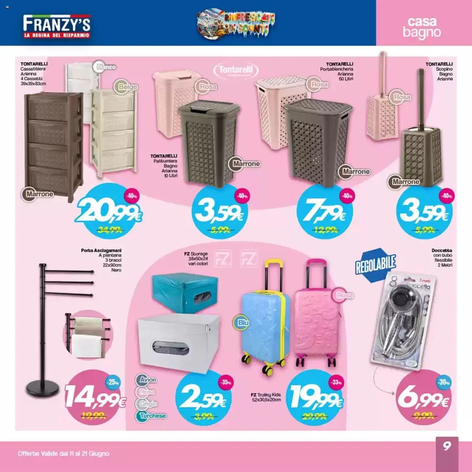 Franzy's volantino dal 11/06/2026 - online Offerte da 11 giugno a 21 giugno di 2026 - Pagina del volantino 9