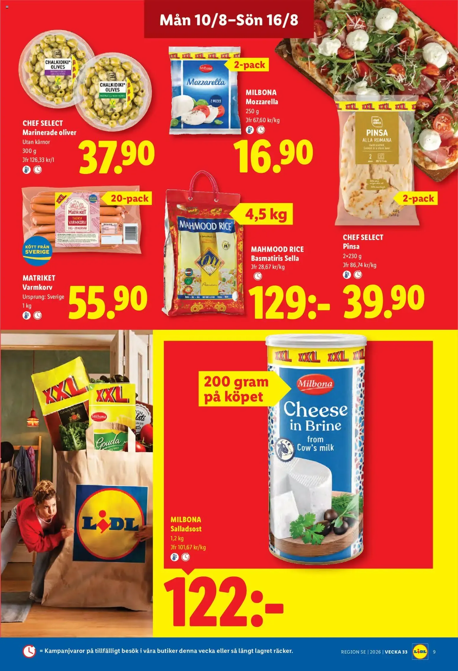 Lidl erbjudanden från 10/08/2026 - 16/08/2026 > Reklamblad nuvarande rabatter från 10 augusti till 16 augusti 2026 - Reklamblad sidor 9