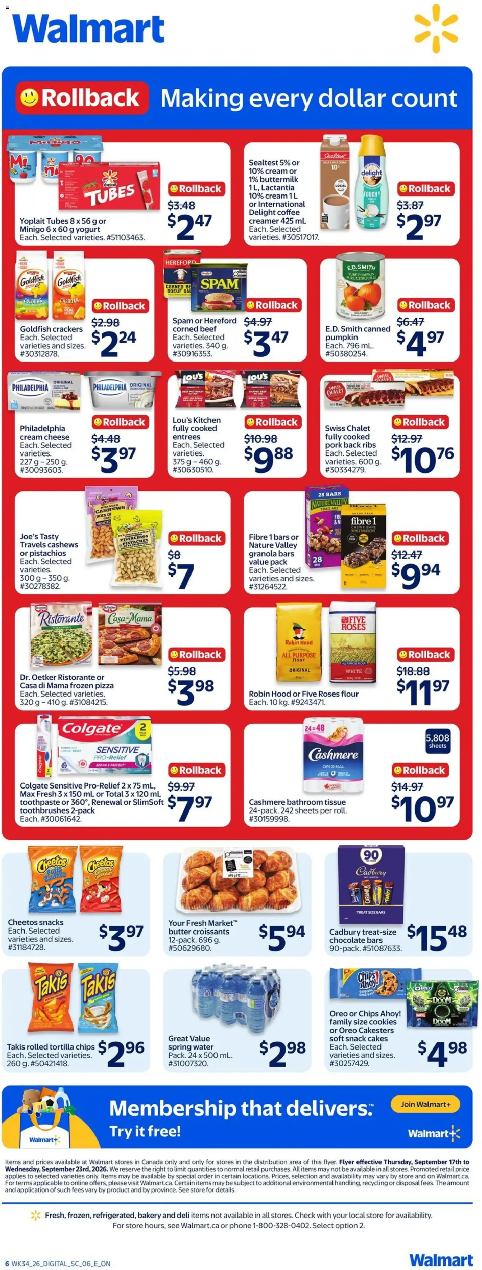 Walmart Weekly Flyer from September 17 to September 23 2026 - flyer page 2