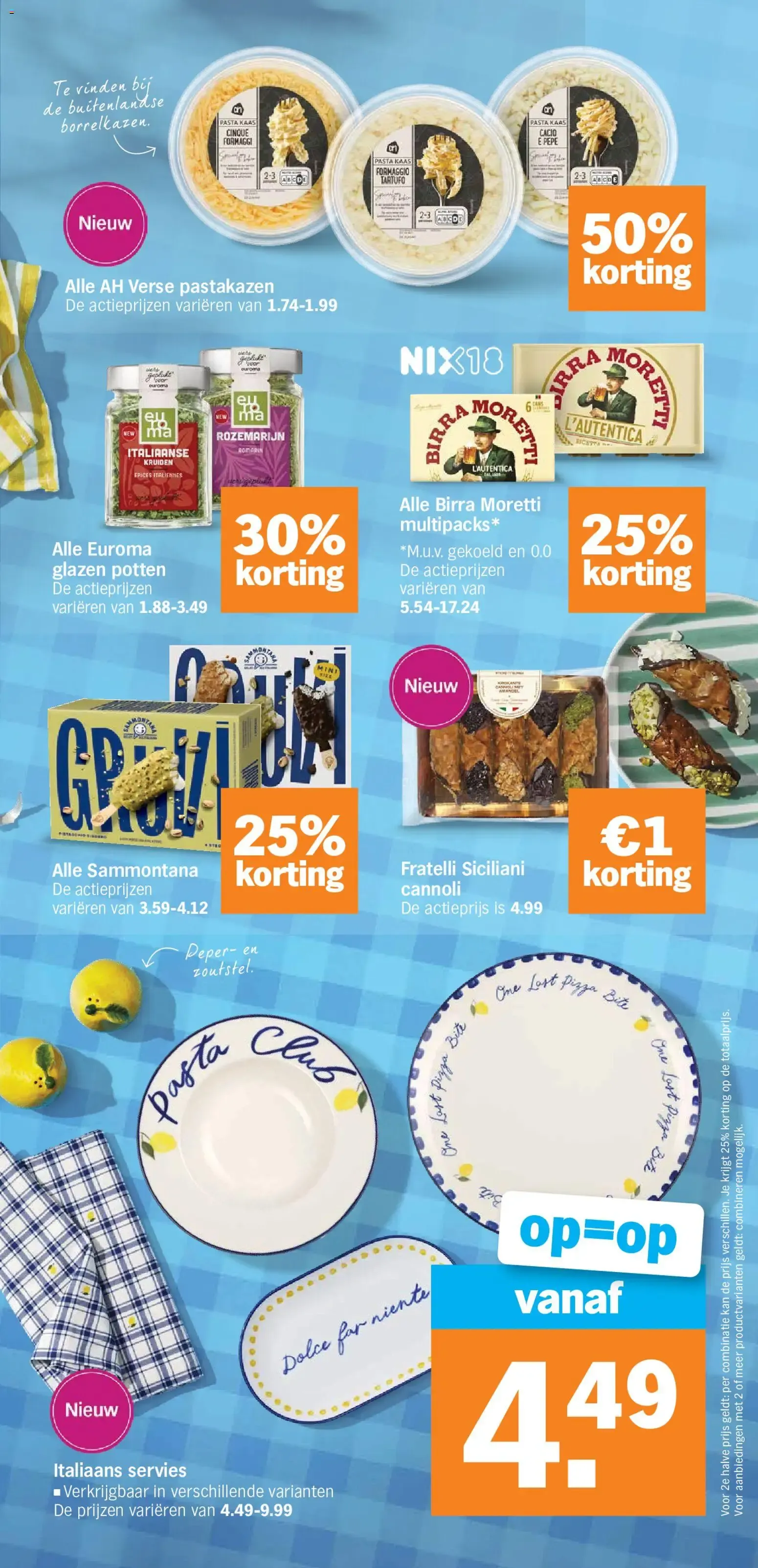 Albert Heijn Bonus: 1+1 gratis en productos Bertolli van 6 juli tot 12 juli 2026 - Folder pagina 4
