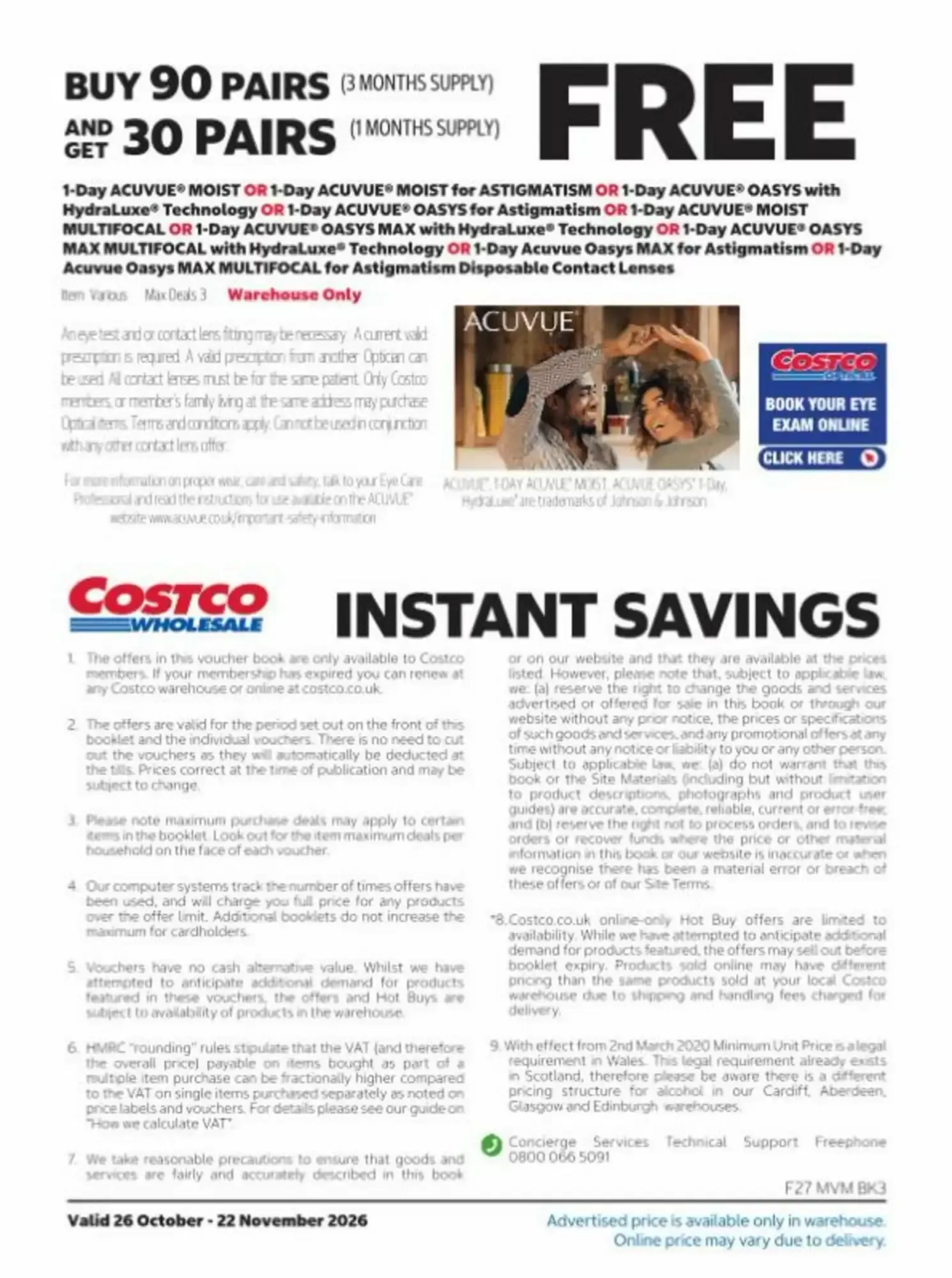 Costco leaflet from 26 October to 22 November 2026 - Catalogue Page 23