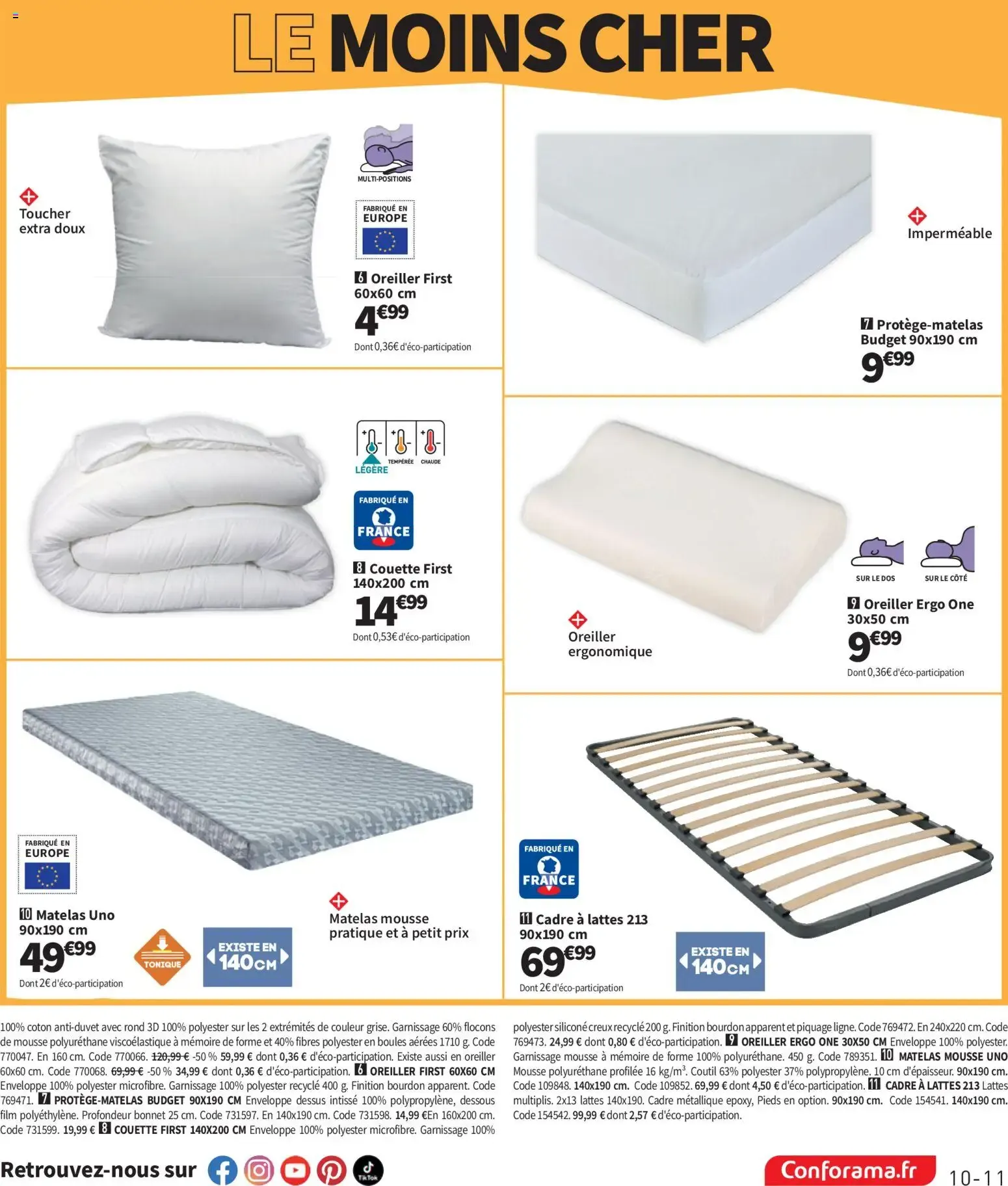 Conforama catalogue à partir du 09/06/2026 - promo en ligne du 9 juin au 6 juillet 2026 - Catalogue page 11