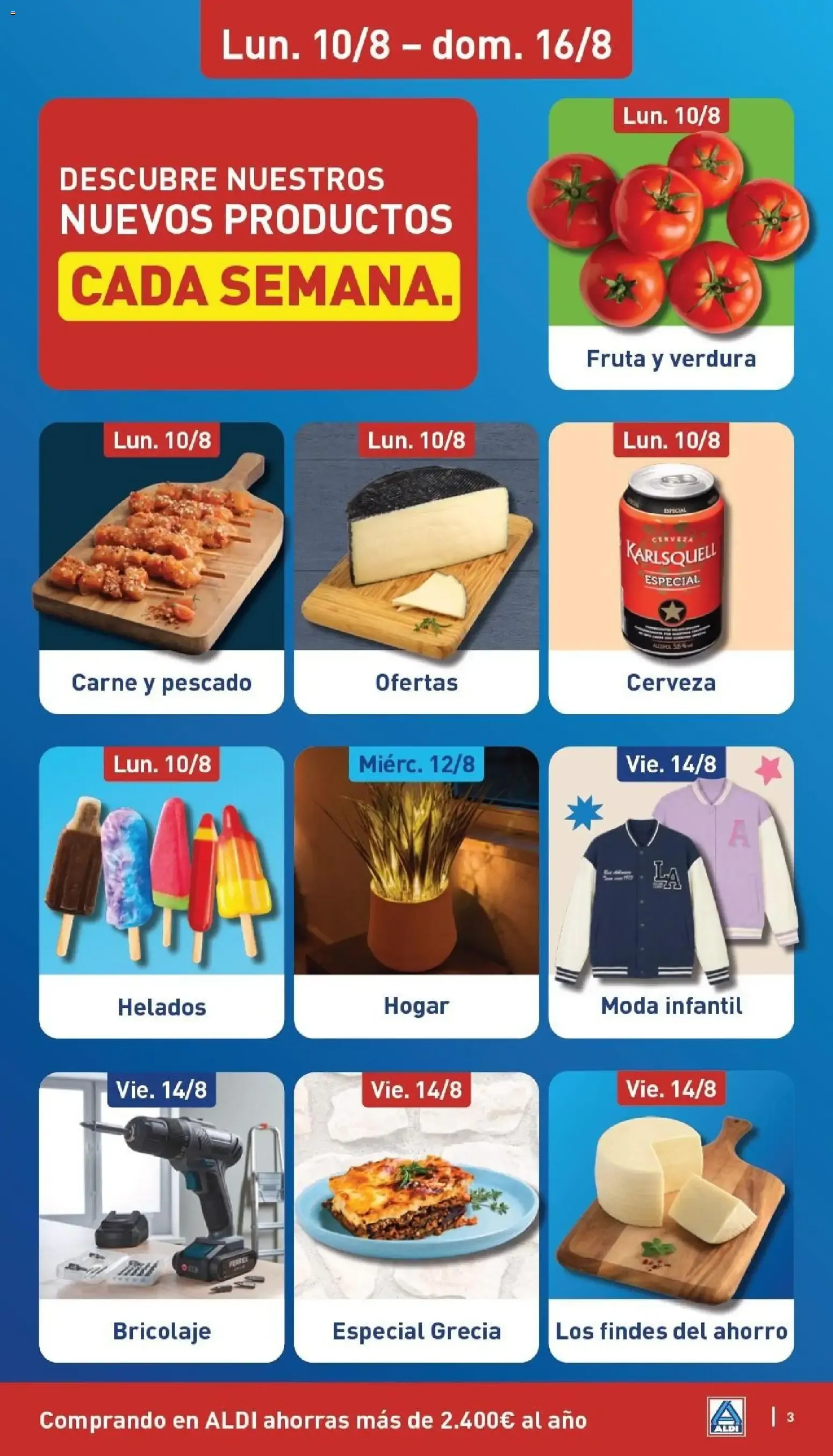 Catálogo de ALDI: Frescura a precios para tirarse a la piscina 10 de agosto al 16 de agosto 2026 - Página 3