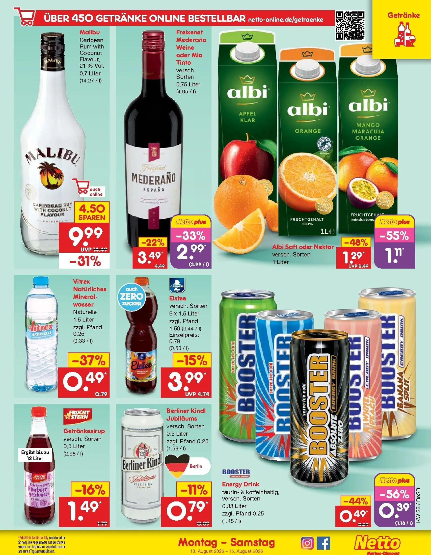 Netto Marken Discount Prospekt nächste Woche – von Montag 10.08.2026 bis Samstag 15.08.2026 von 10. August bis 15. August 2026 - Prospekt seite 36