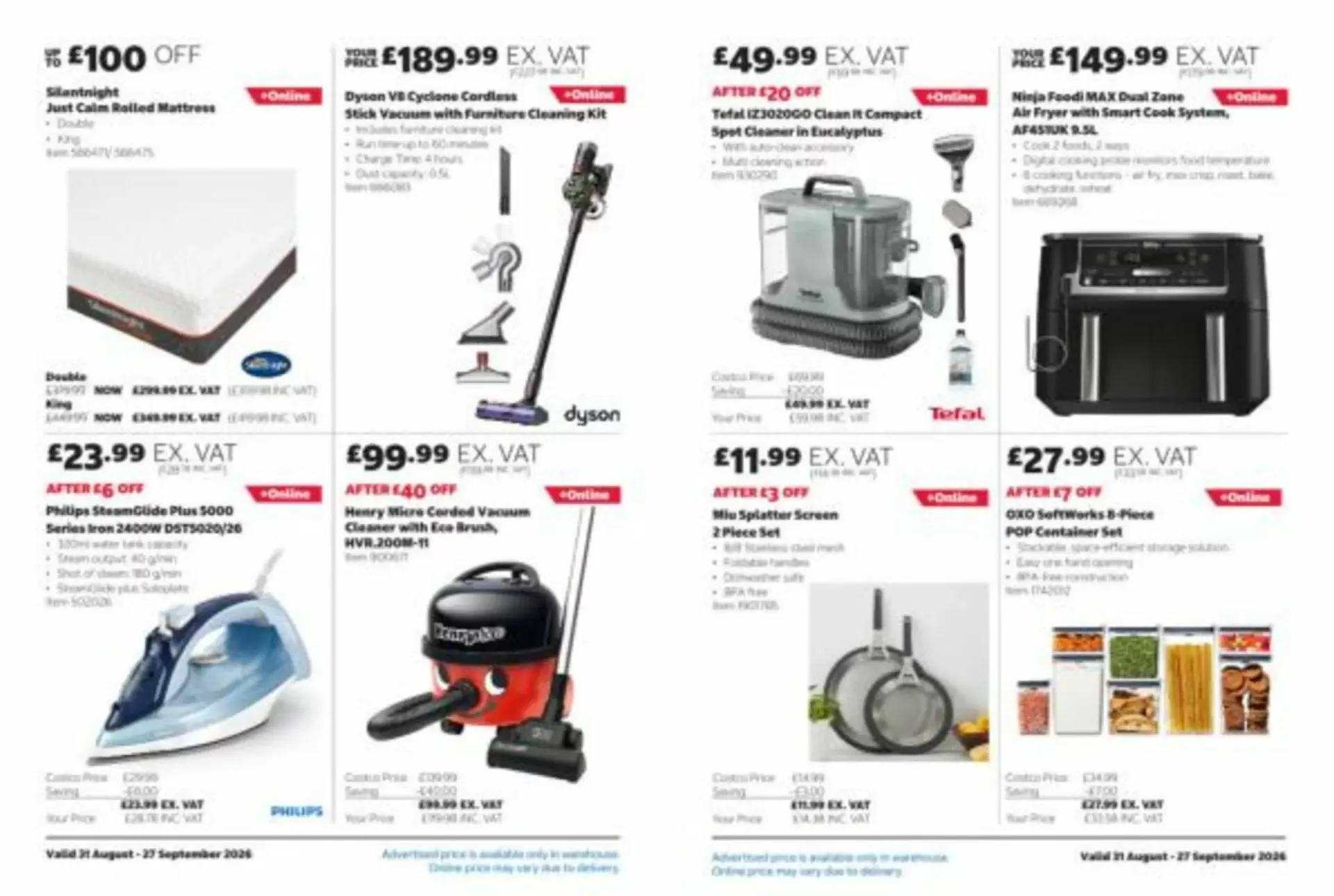 Costco leaflet from 31 August to 27 September 2026 - Catalogue Page 4