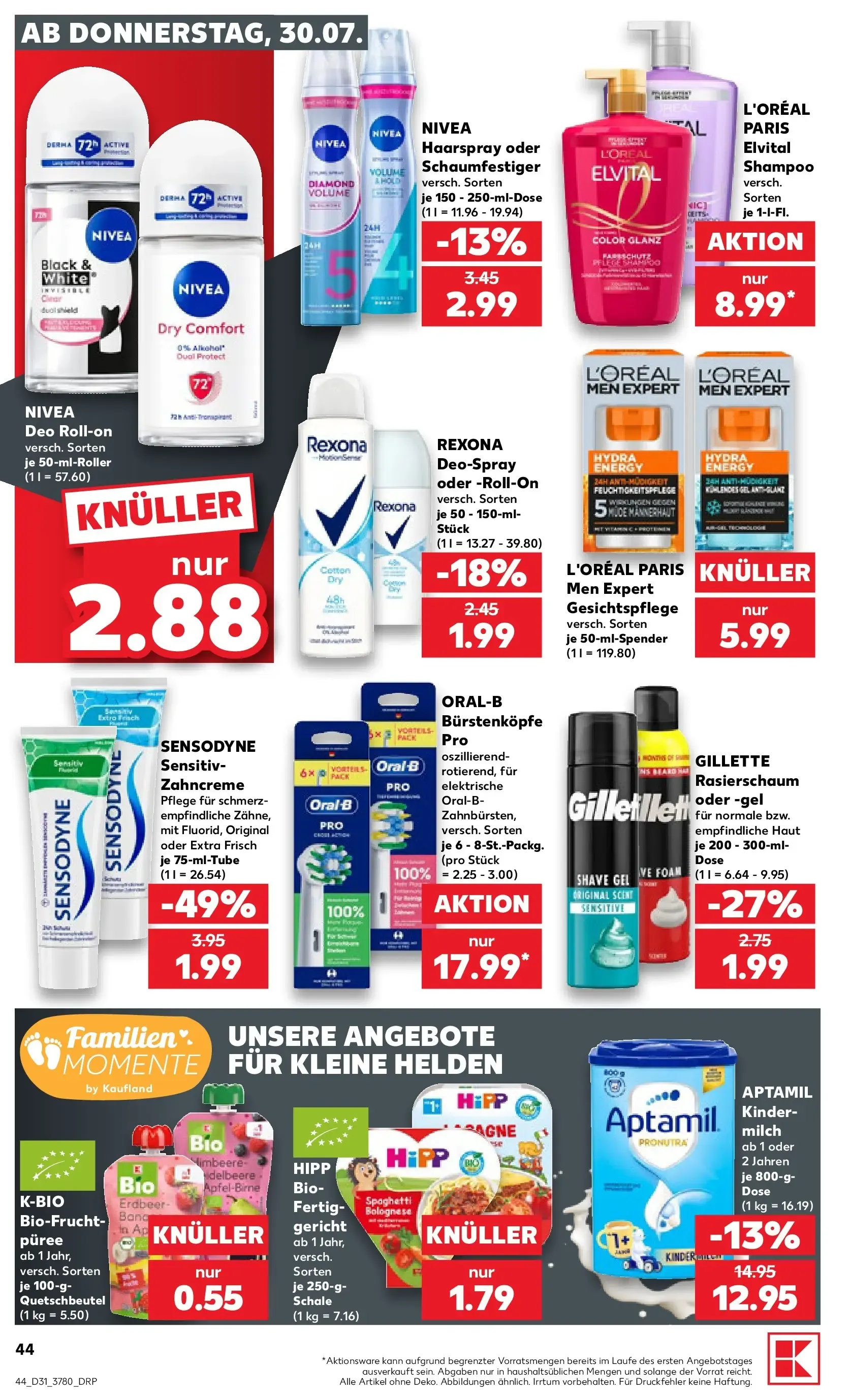 Prospekt Kaufland ab 30.07.2026 » Angebote Online zum Blättern von 30. Juli bis 5. August 2026 - Prospekt seite 44