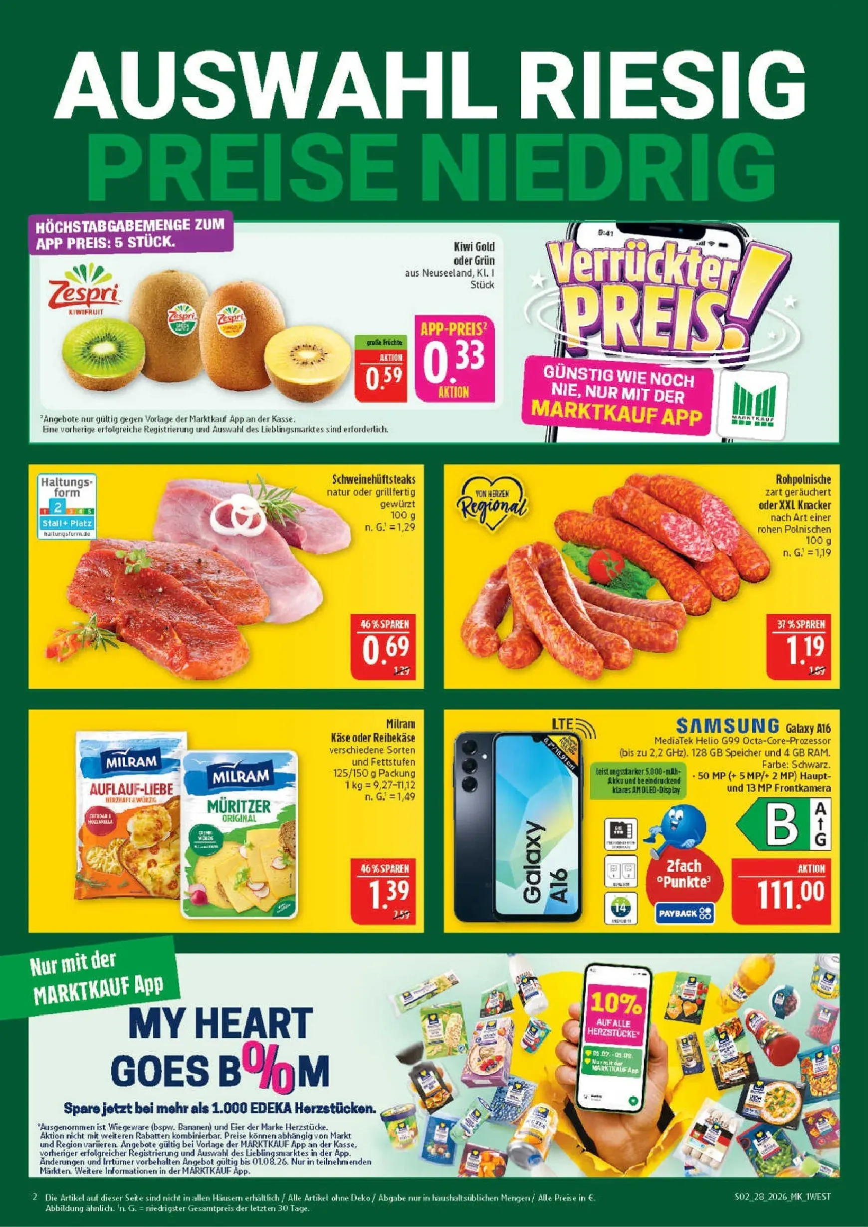 Marktkauf Prospekt – von Montag 06.07.2026 bis Samstag 11.07.2026 von 6. Juli bis 11. Juli 2026 - Prospekt seite 2