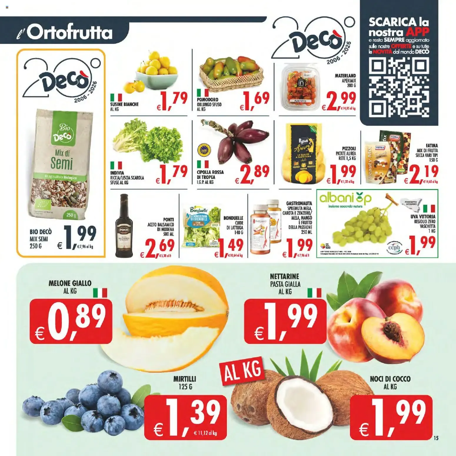 Nuovo Decò volantino Supermercati Favignana dal 10/07/2026 > offerte anteprima 🛍️ da 10 luglio a 20 luglio di 2026 - Pagina del volantino 15
